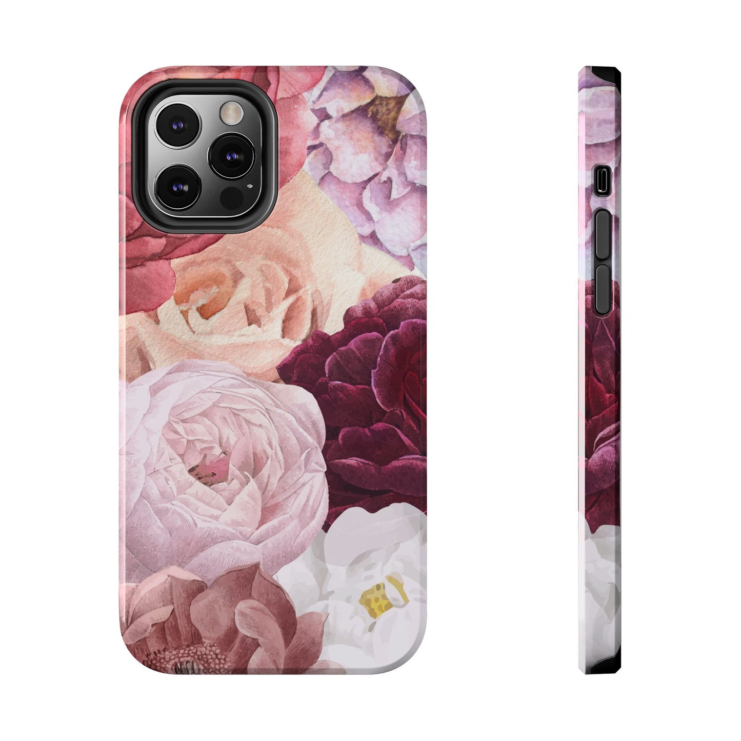 Elegant Protection for Every Occasion Floral Tough Phone Case