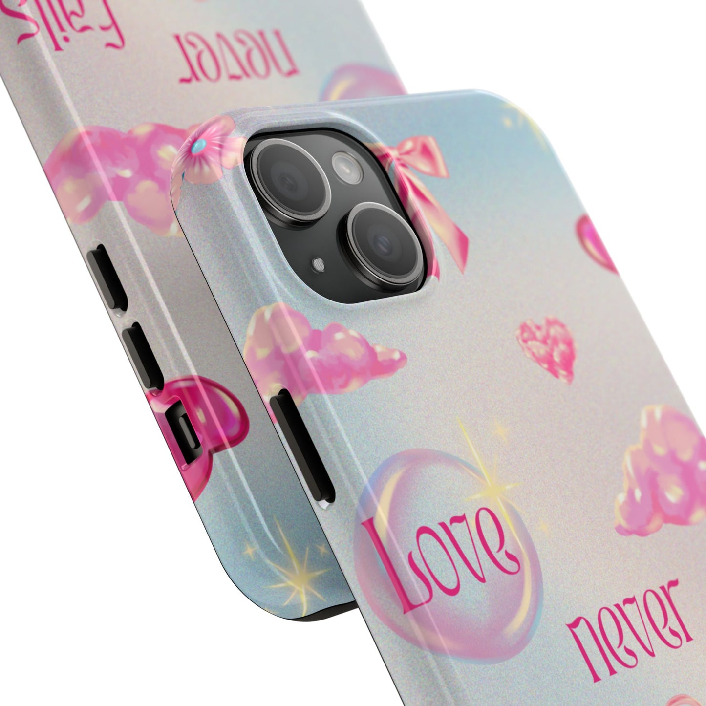 Love Never Fails Bible Verse Tough Phone Case