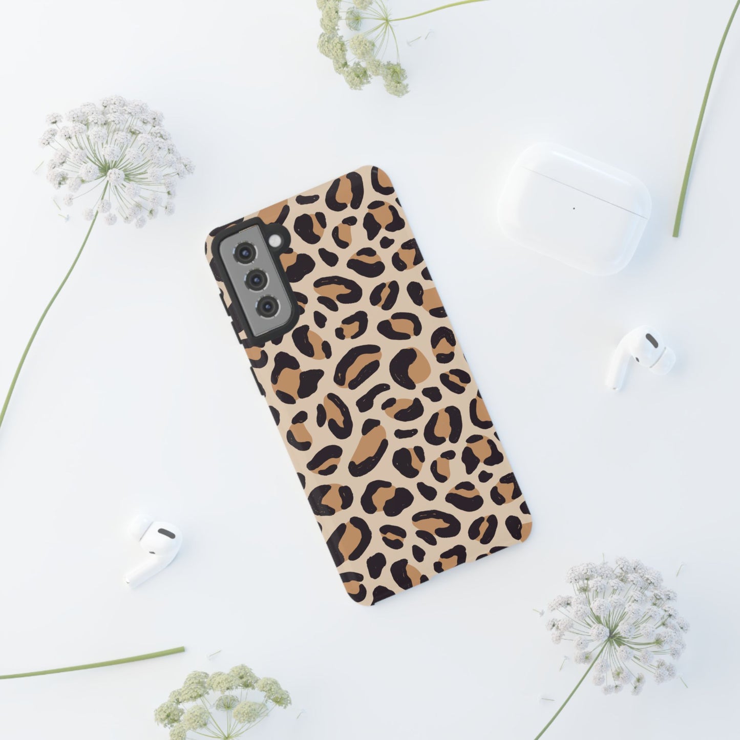Leopard Print Tough Phone Case for Samsung
