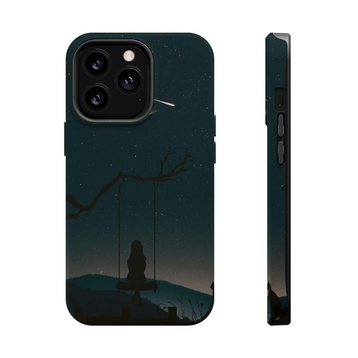 Dreamy Night Sky Tough Magnetic Phone Cases Unique Celestial Design for Iphone