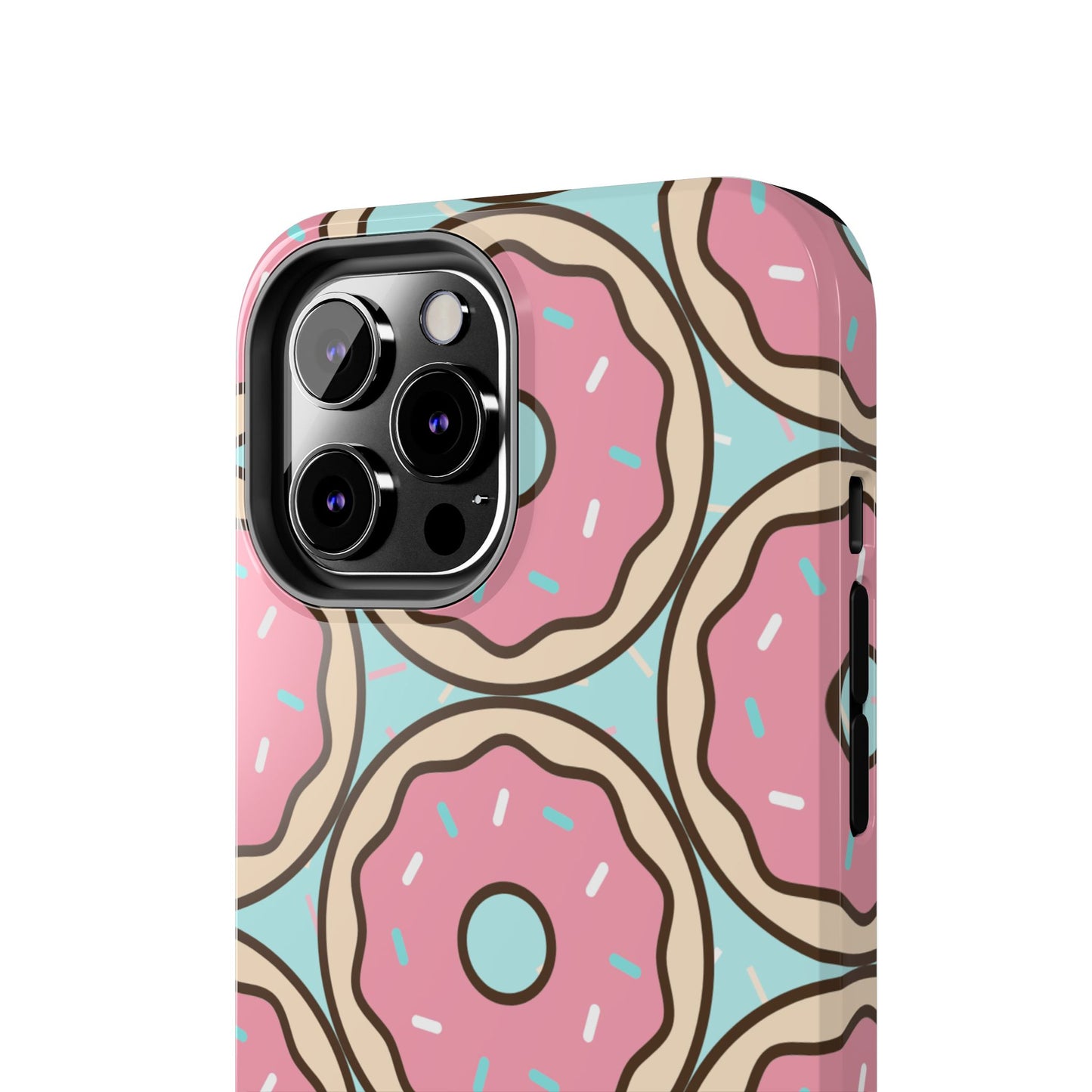 Cute Donut Pattern Tough Phone Case