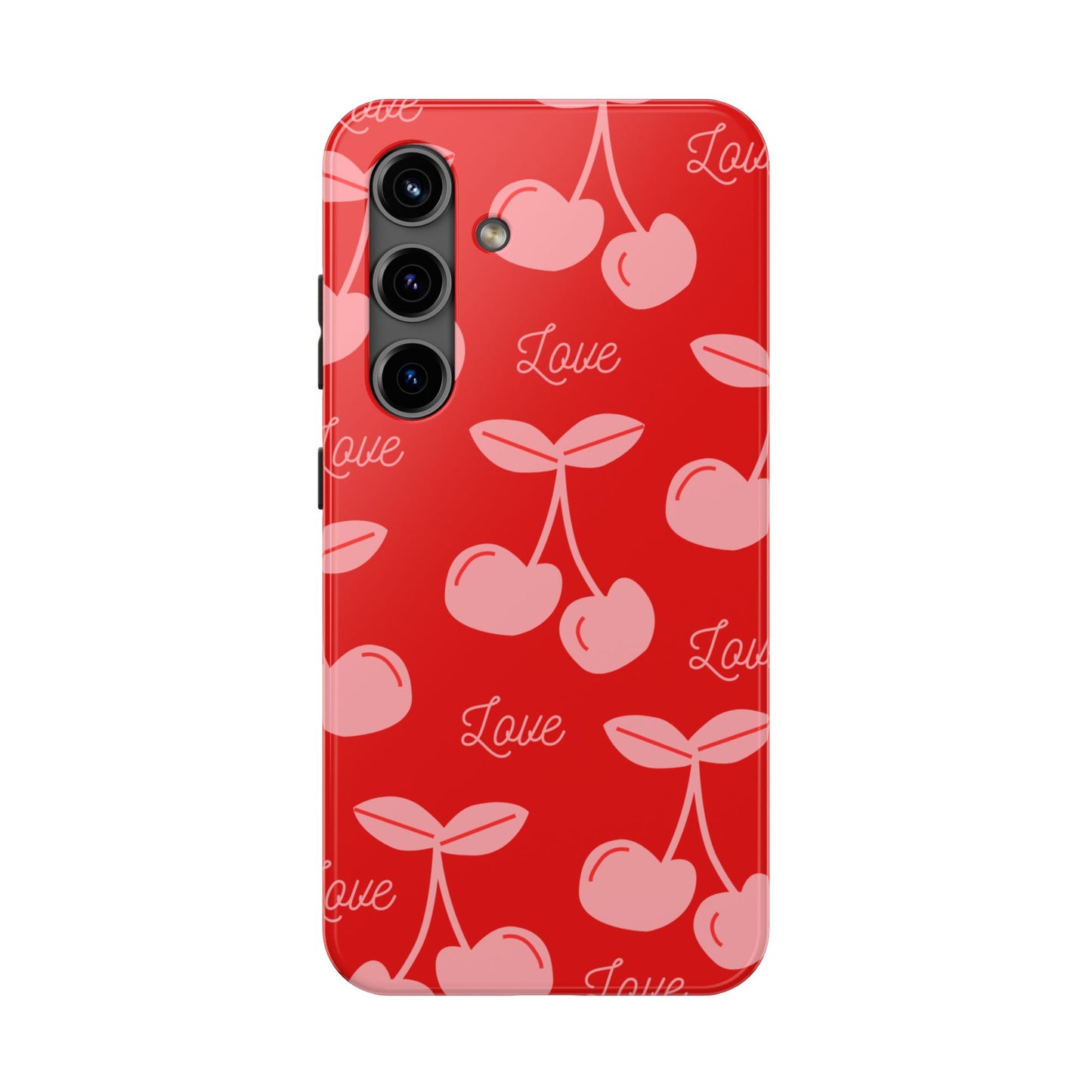 Cute Cherry Love Tough Phone Cases