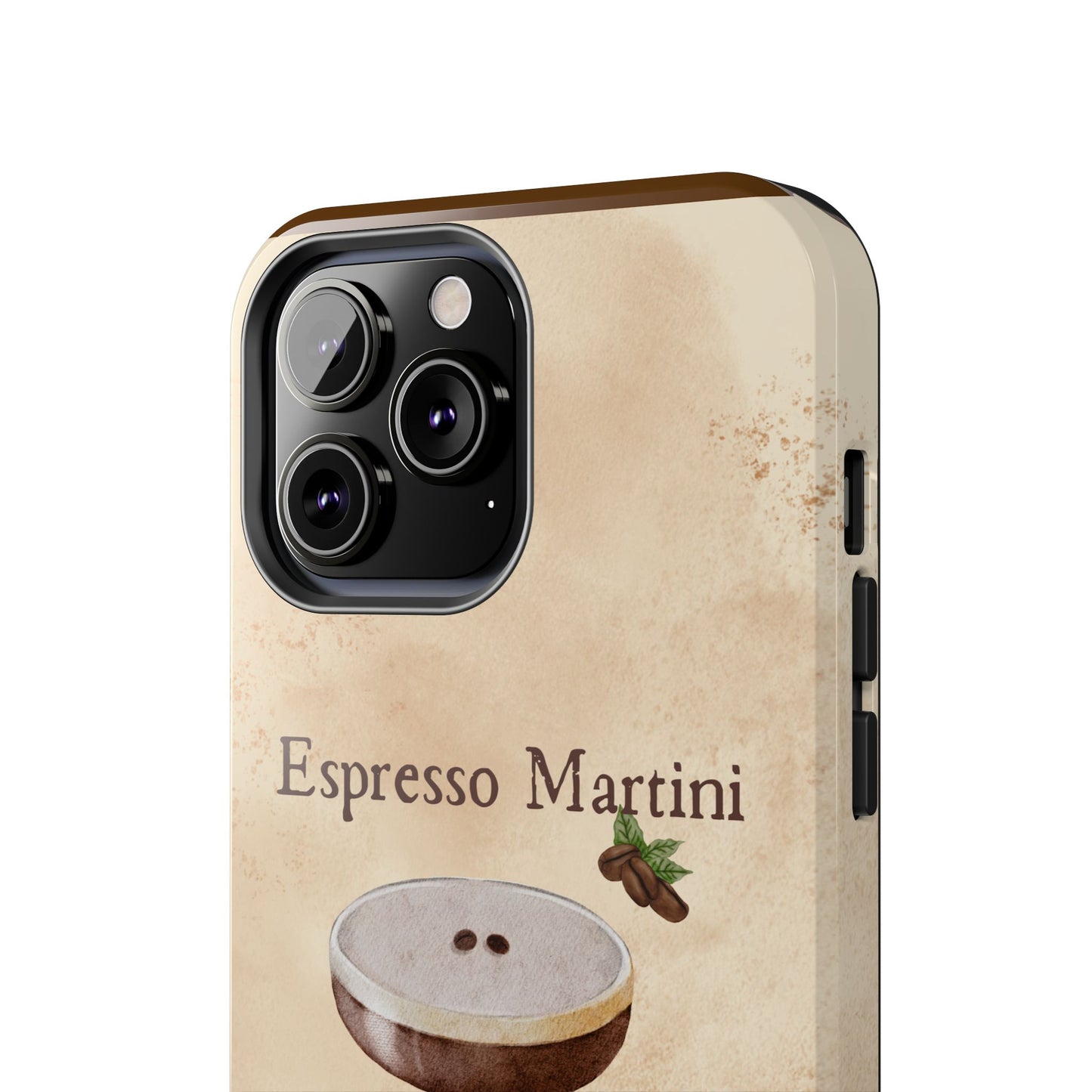 Espresso Martini Tough Phone Cases | Stylish Drink Design | Unique Gift for Cocktail Lovers | Perfect for Any Occasion