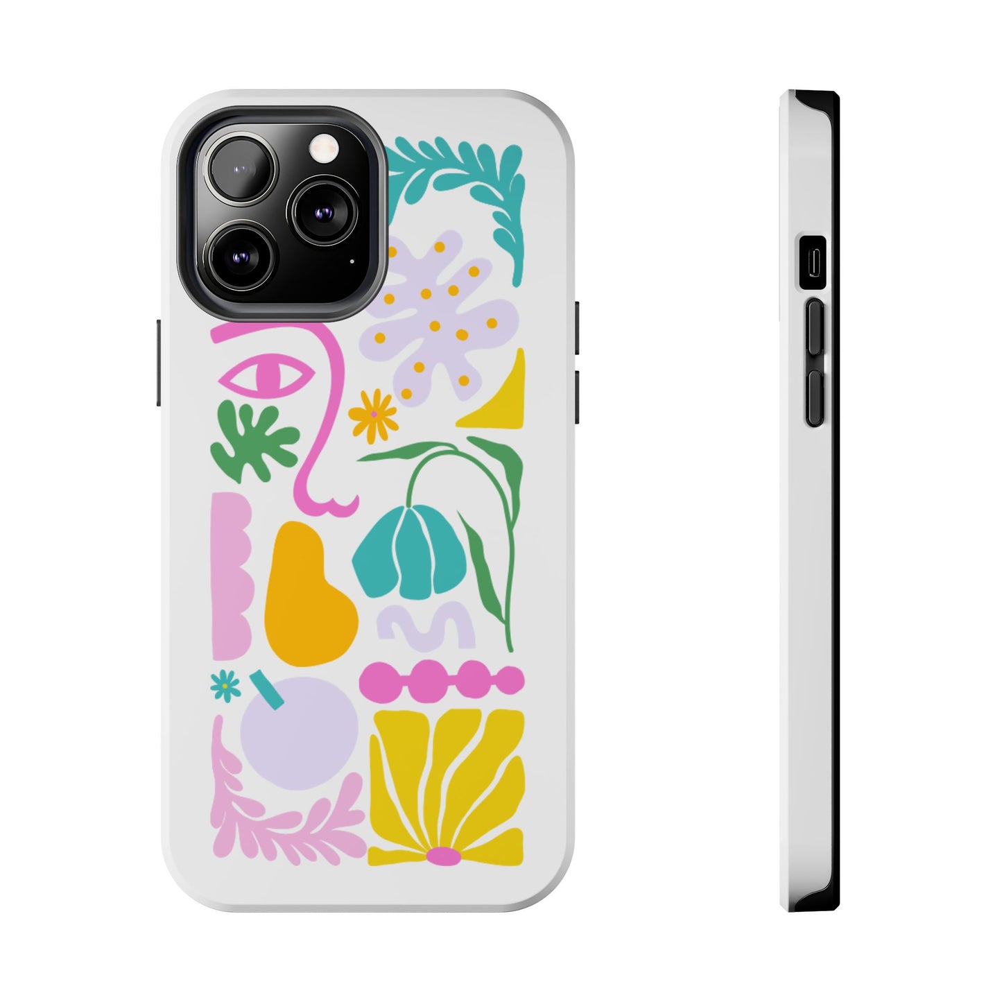 Vibrant Floral Phone Cases, Tough Smartphone Cover, Artistic Cell Phone Protector, Unique Gift for All Occasions, Trendy Tech Accessory