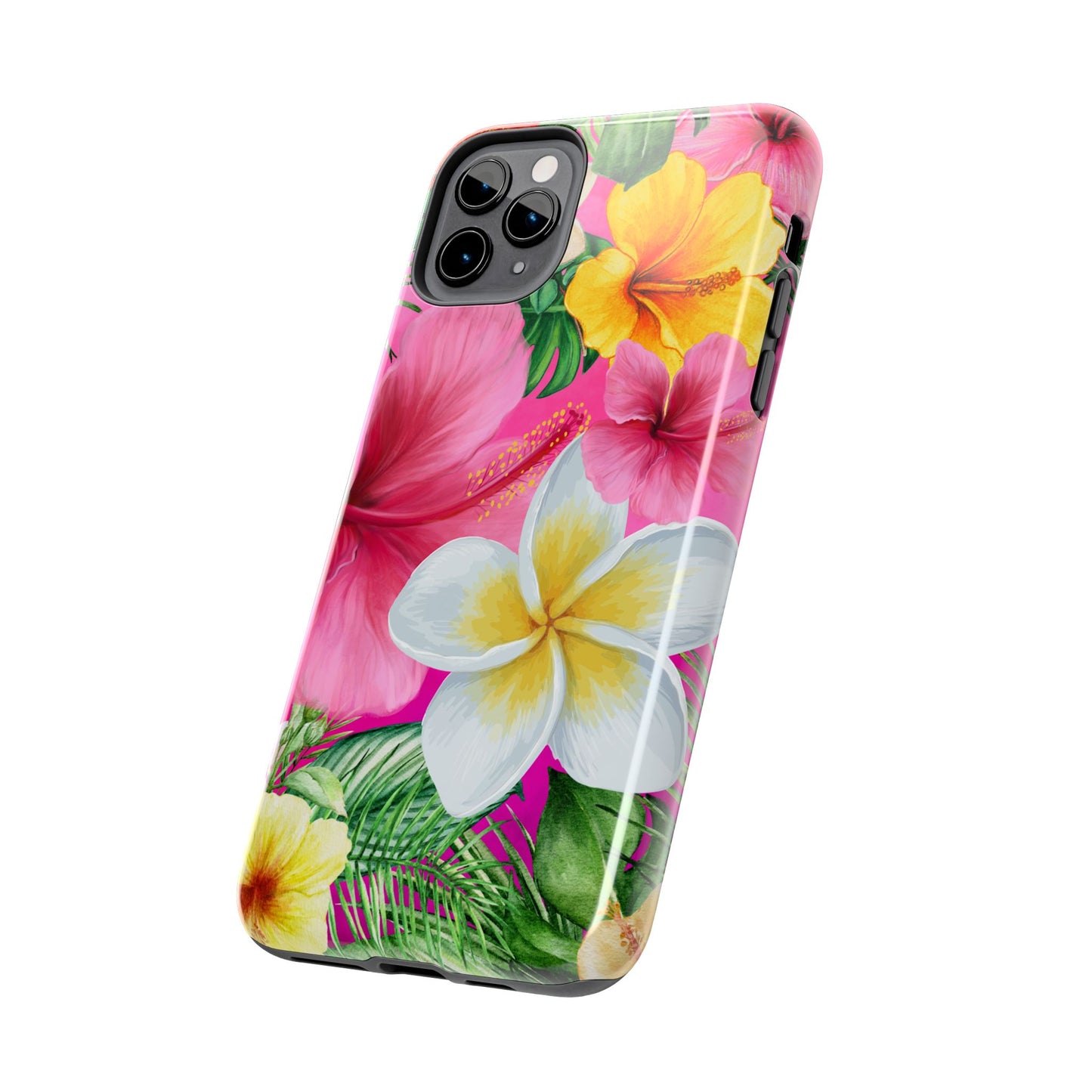 Tropical Floral Phone Case - Tough, Durable, Chic Protection, Summer Vibes, Gift for Her
