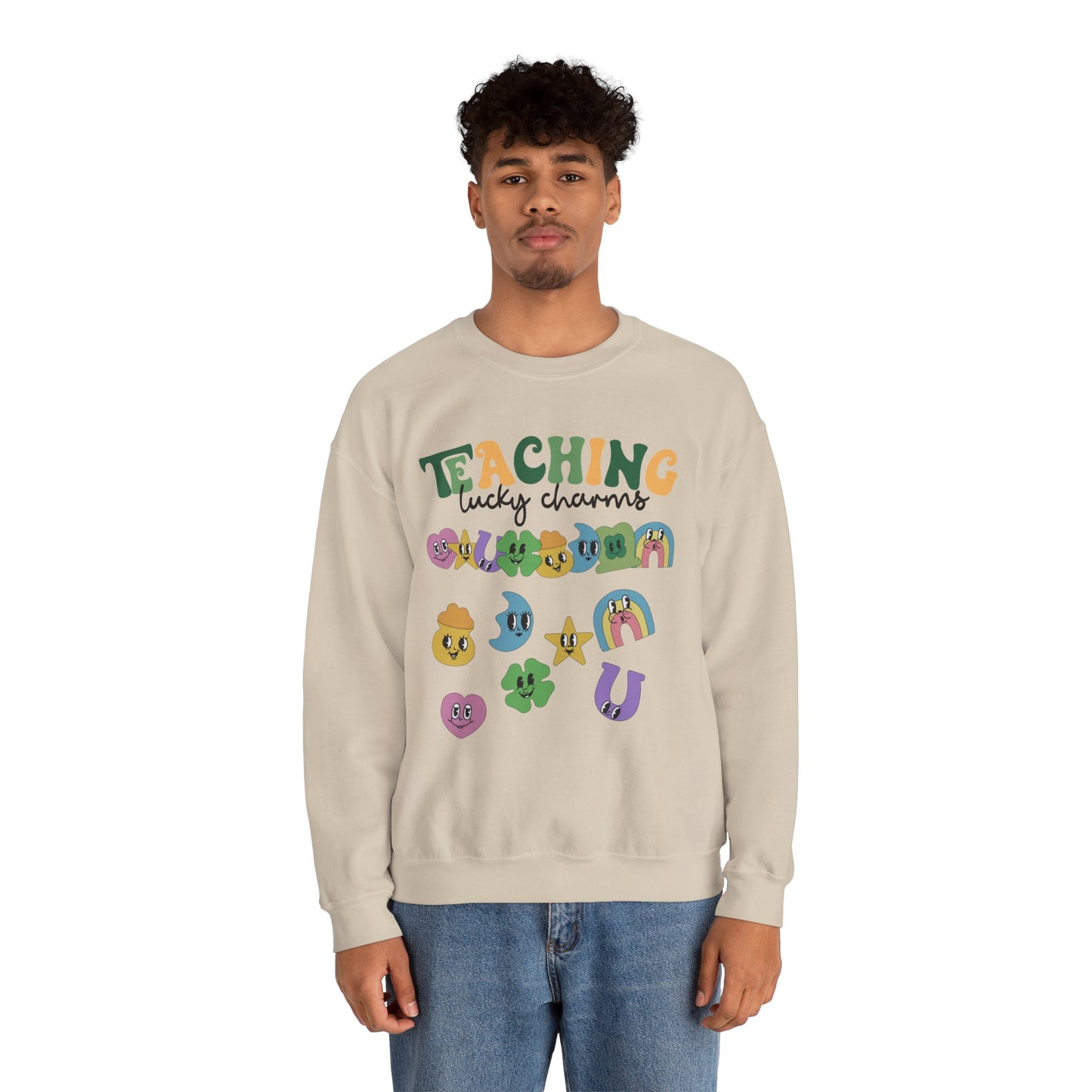 Teaching Lucky Charms Crewneck Sweatshirt for Educators