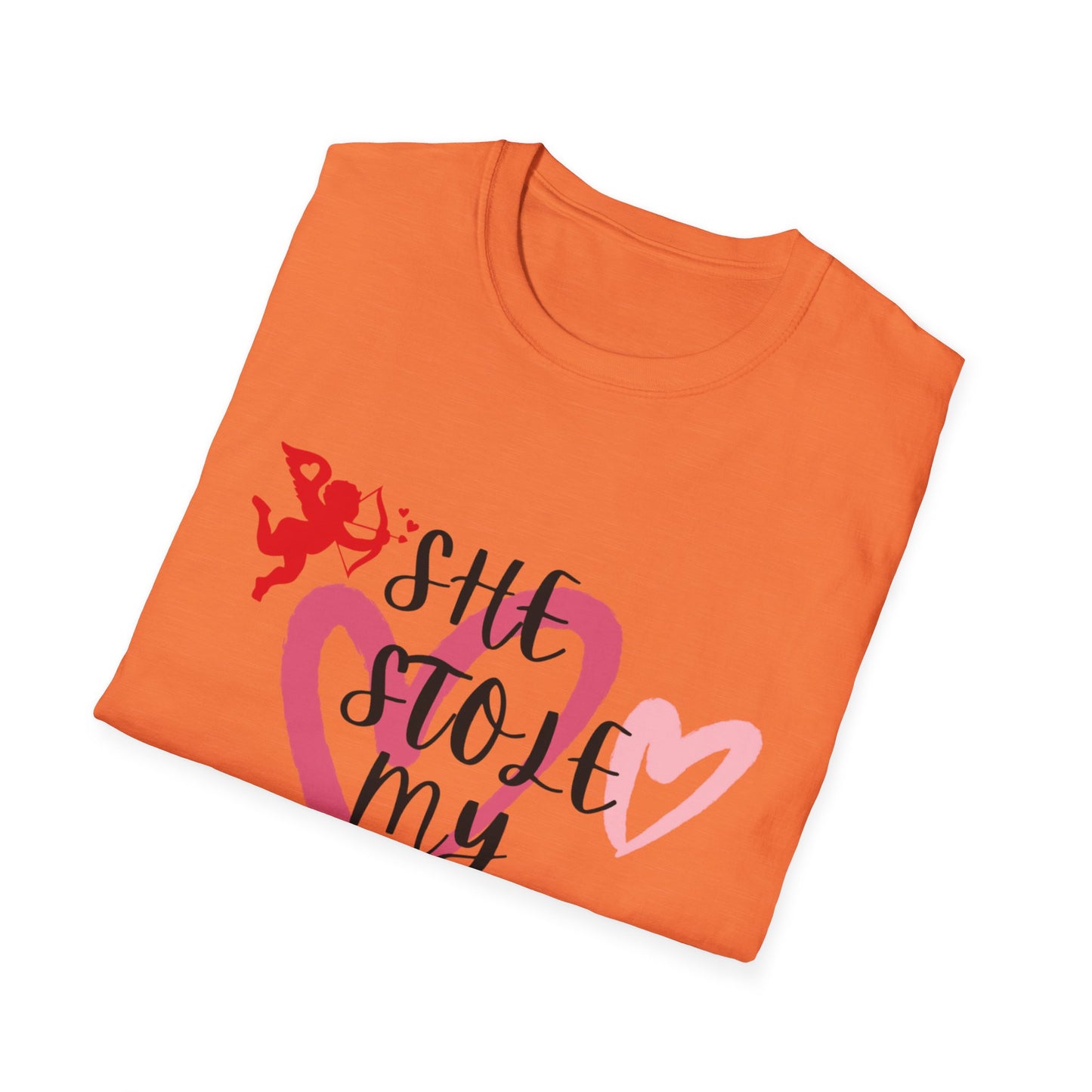 SHe Stole My Heart Unisex T-Shirt - Cute Valentine’s Day Couple Shift