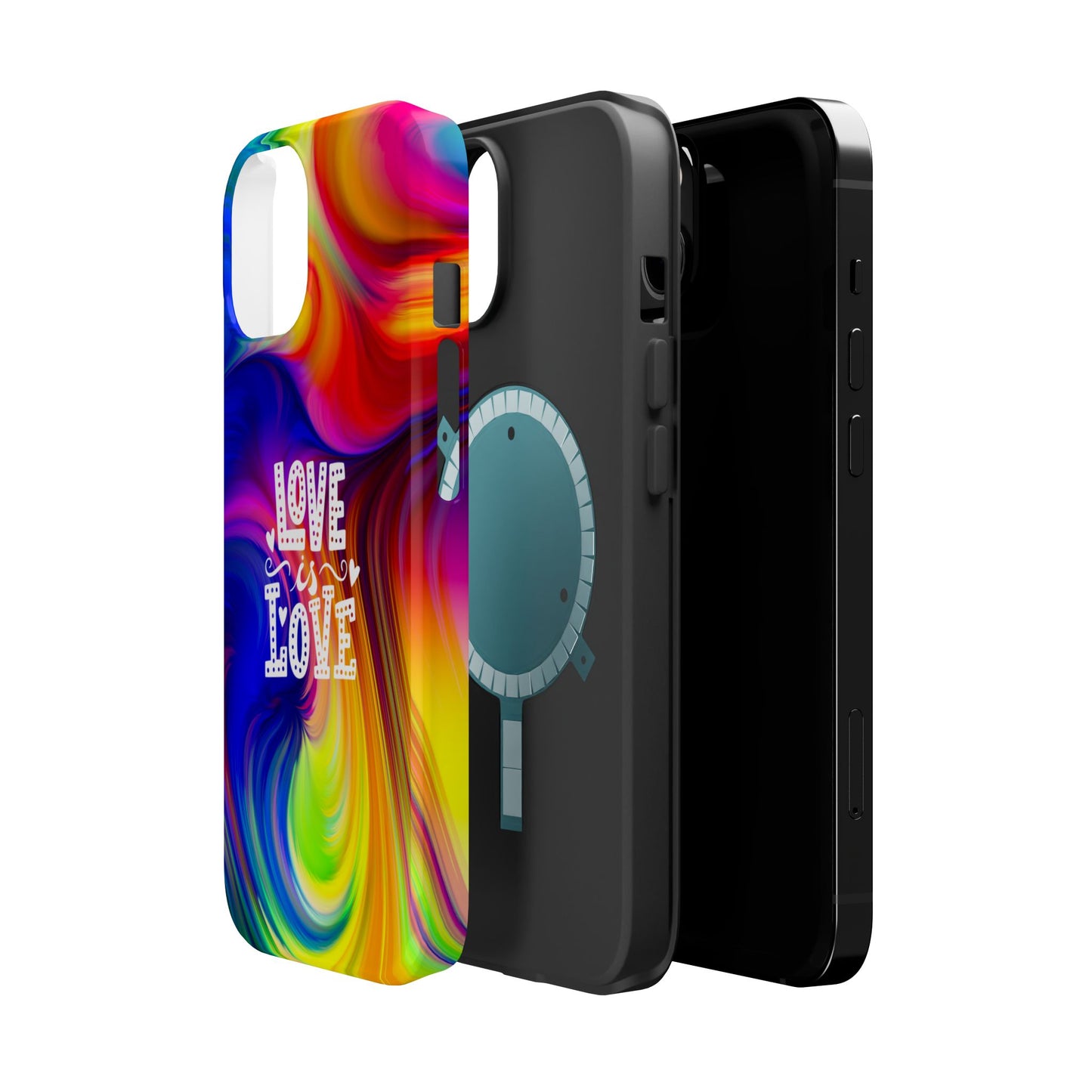 LOVE IS LOVE Colorful Love, Pride Tough Phone Case