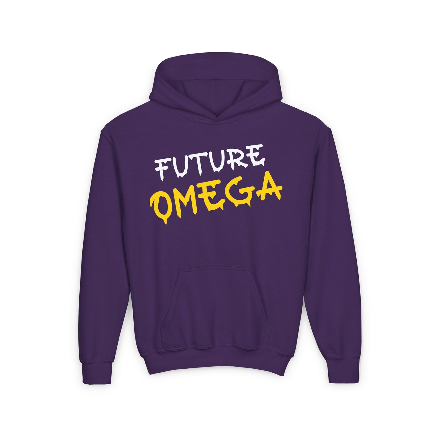 Youth Slanted Future Omega Heavy Blend Hooded Sweatshirt (Placeholder Do Not Publish)