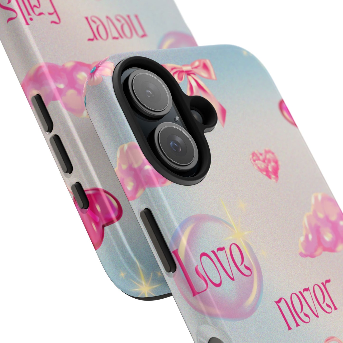 Love Never Fails Bible Verse Tough Phone Case