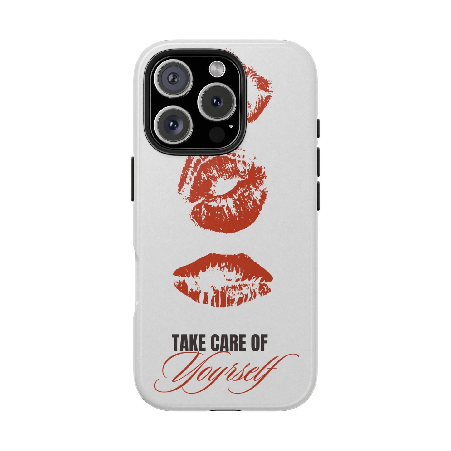 Kiss Print, Chic. Tough Phone Case