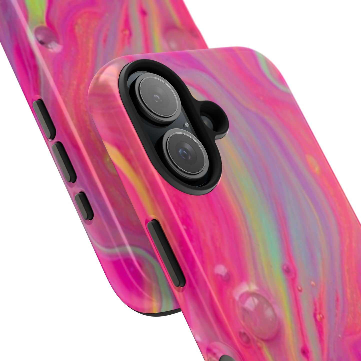 Colorful Swirl Futuristic Tough Phone Case, Stylish Durable Cover for Iphone