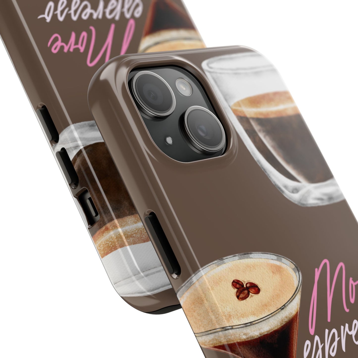 Stylish Coffee Phone Case, Espresso Lovers Gift, Cute Tough Case, Coffee Aesthetic, Phone Accessory for Baristas