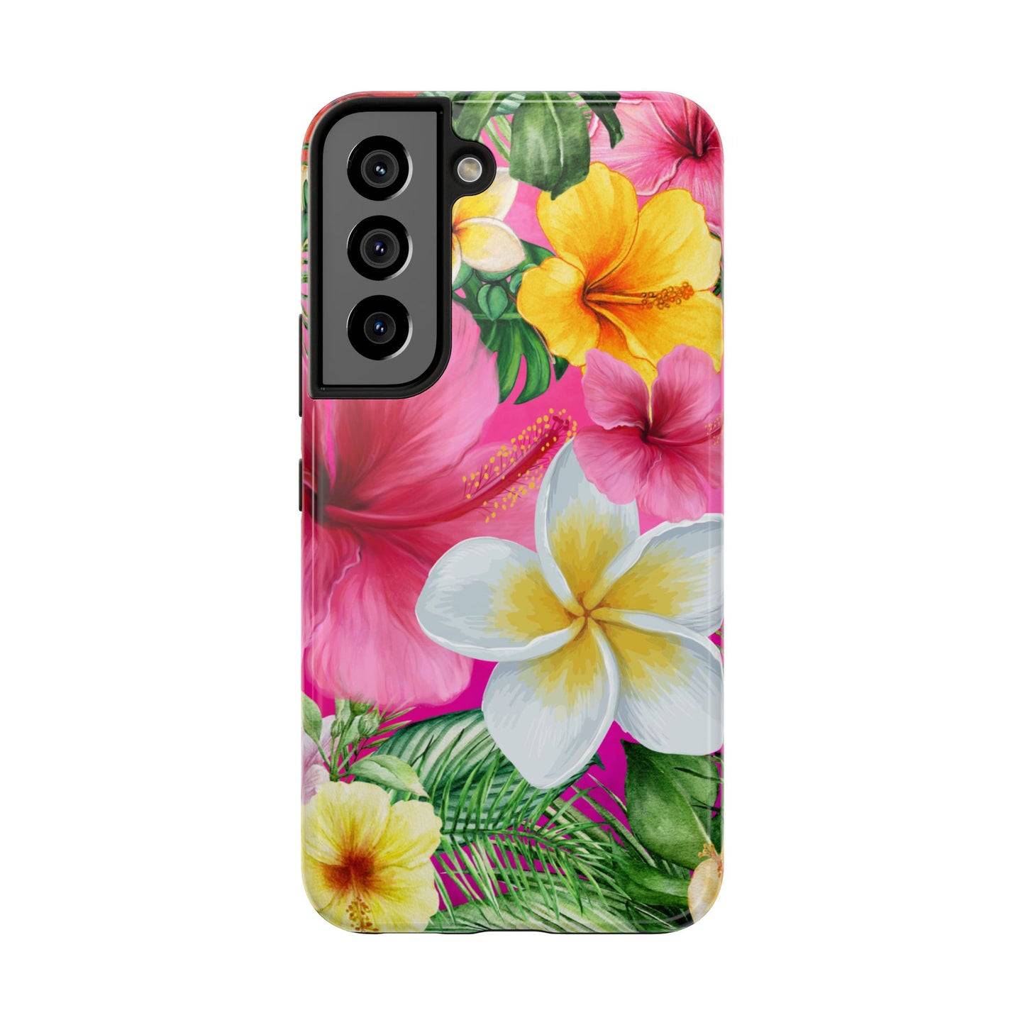 Tropical Floral Phone Case - Tough, Durable, Chic Protection, Summer Vibes, Gift for Her