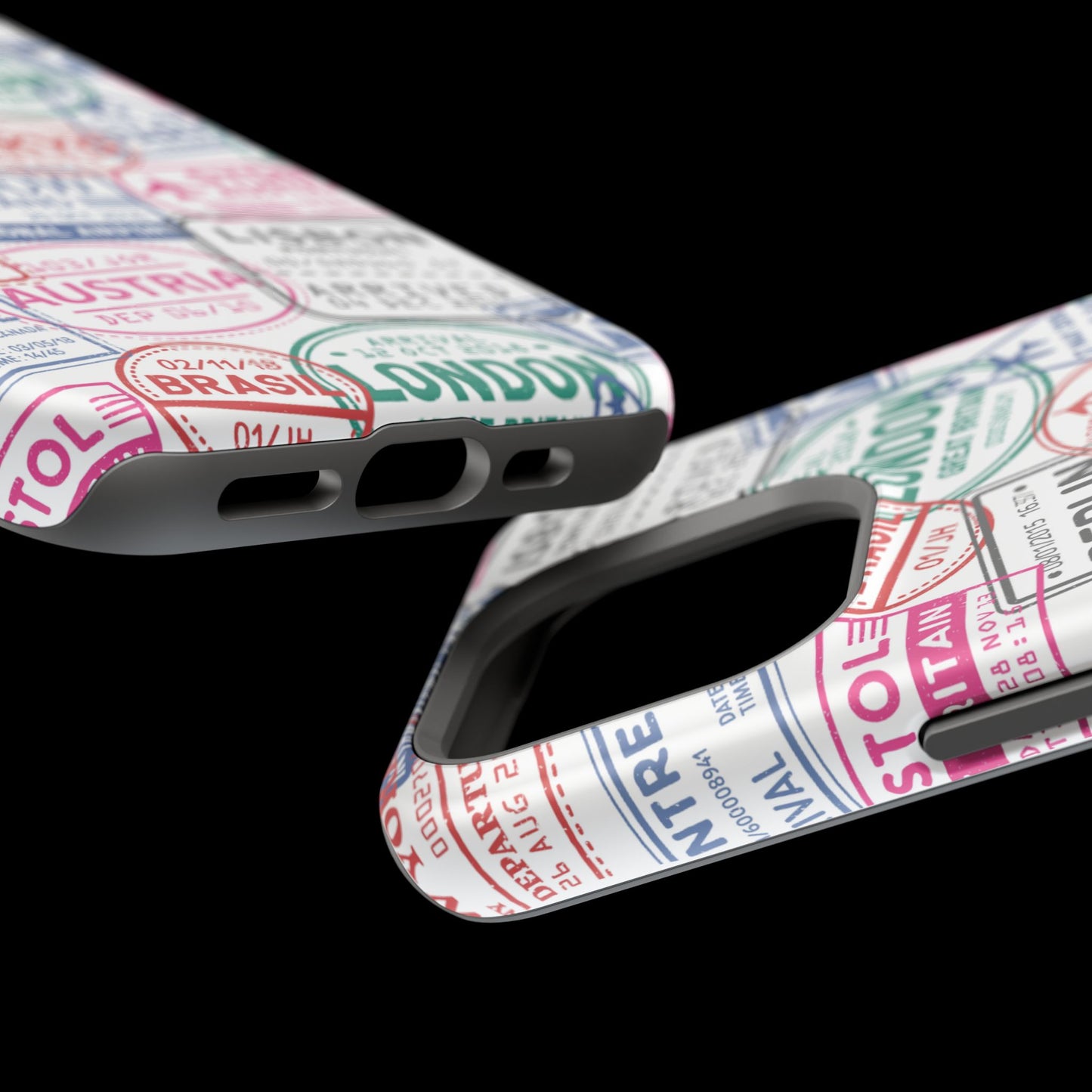 Travel-Inspired, Passport, Travelers, Adventure Stamp, Unique MAGNETIC Phone Case