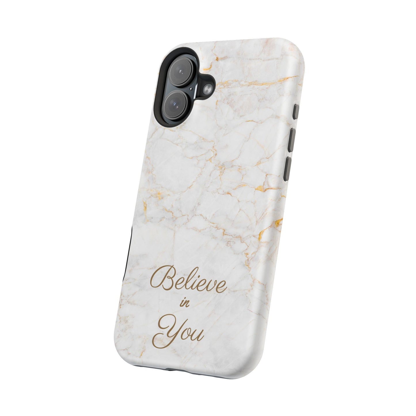 Elegant Motivational, Inspirational - Believe in You, Tough MAGNETIC Phone Case