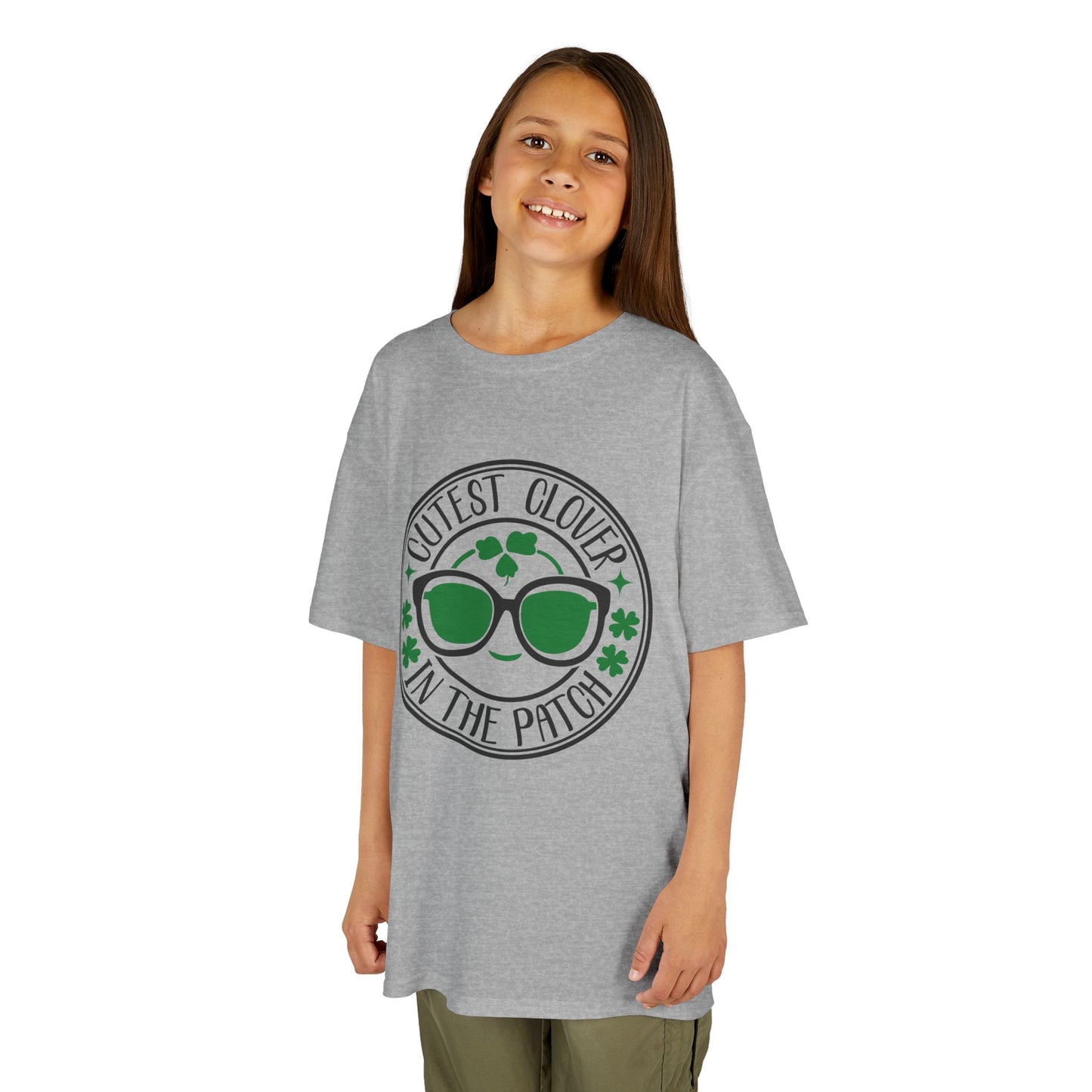 Cute Clover Kids Tee - "Cutest Clover in the Patch" St. Patrick's Day Shirt