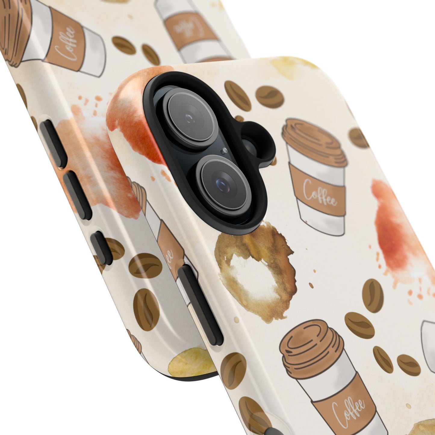 Cute, Trendy, Coffee Lover, Barista Tough Phone Cases for Iphone
