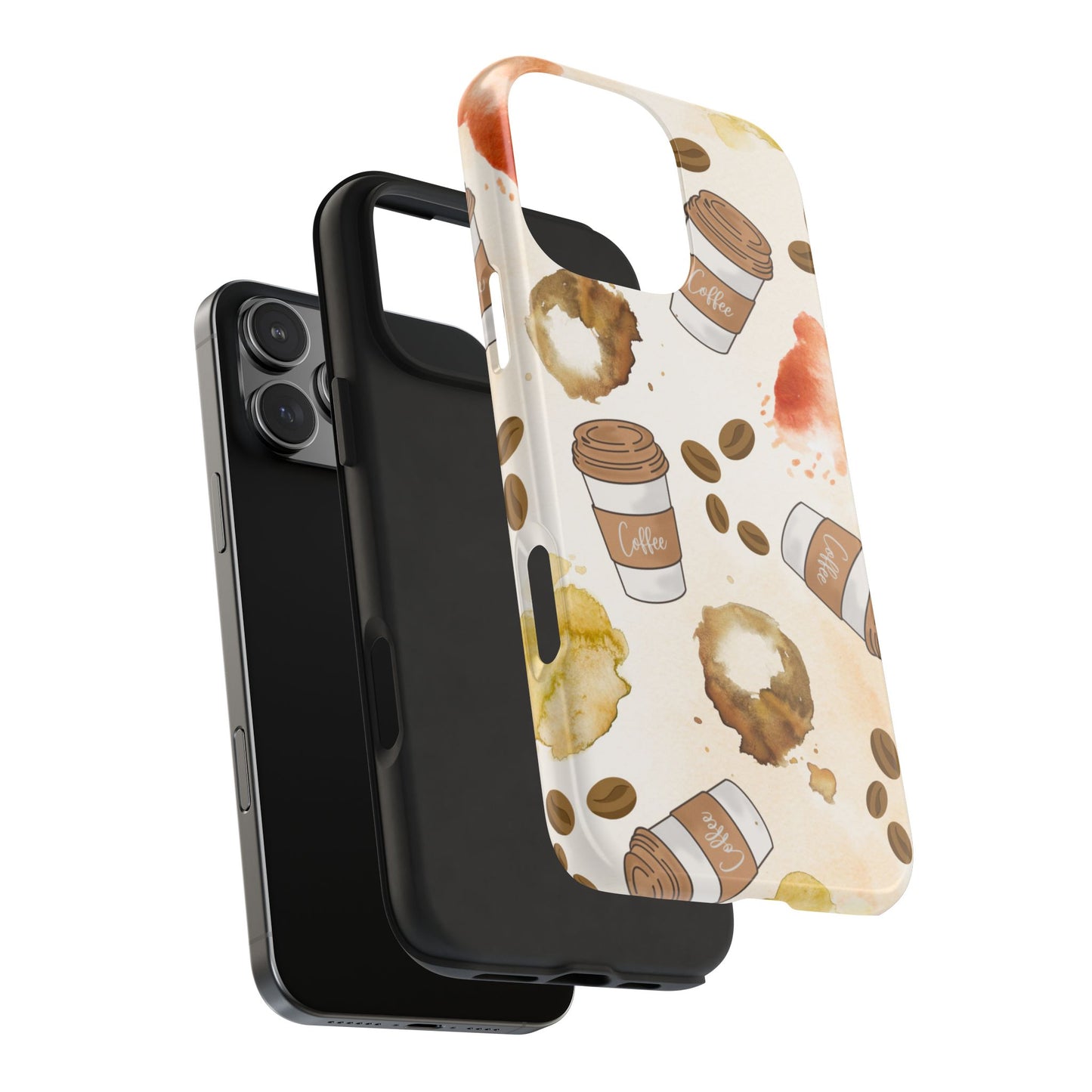 Cute, Trendy, Coffee Lover, Barista Tough Phone Cases for Iphone