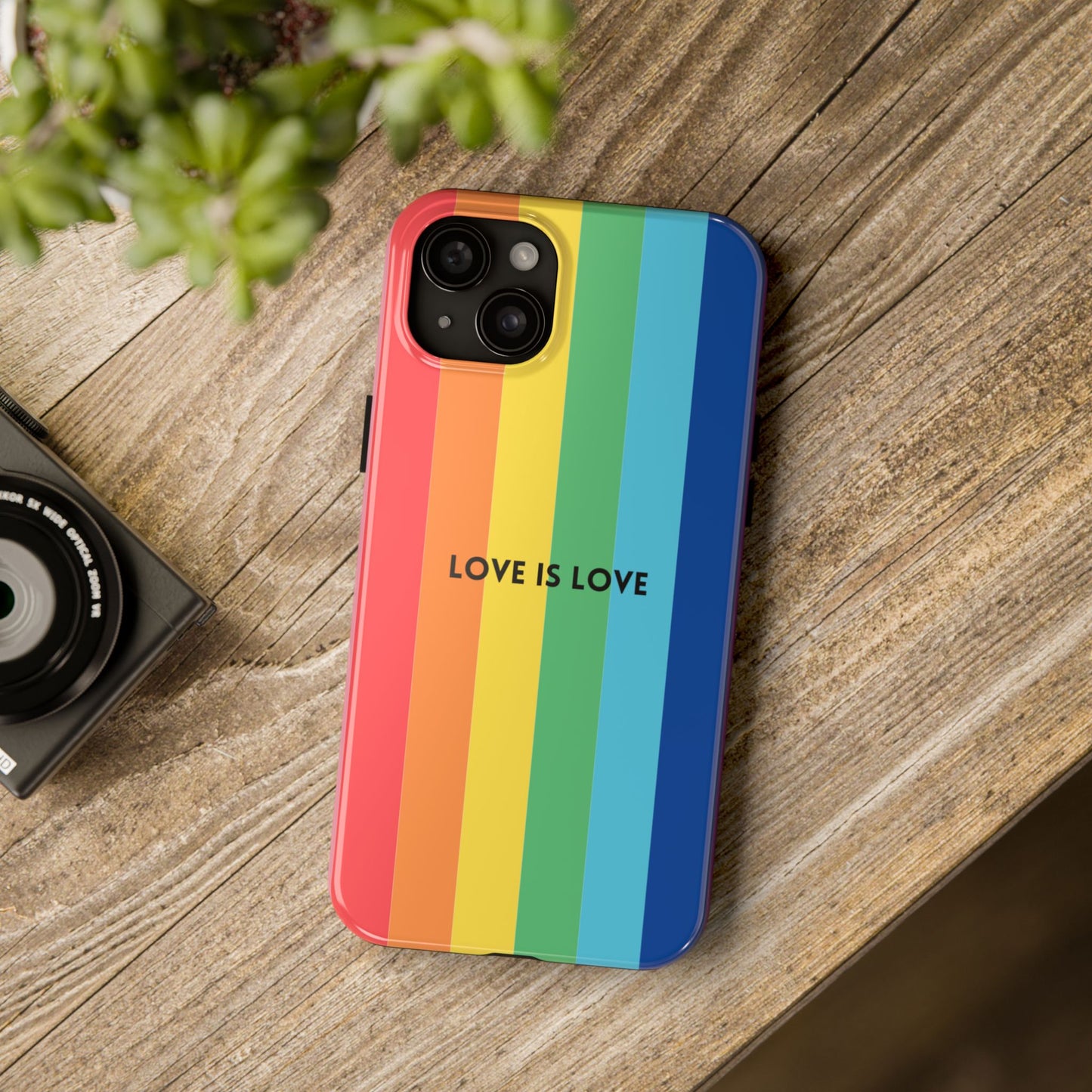 LOVE IS LOVE Colorful Love, Pride Tough Phone Case