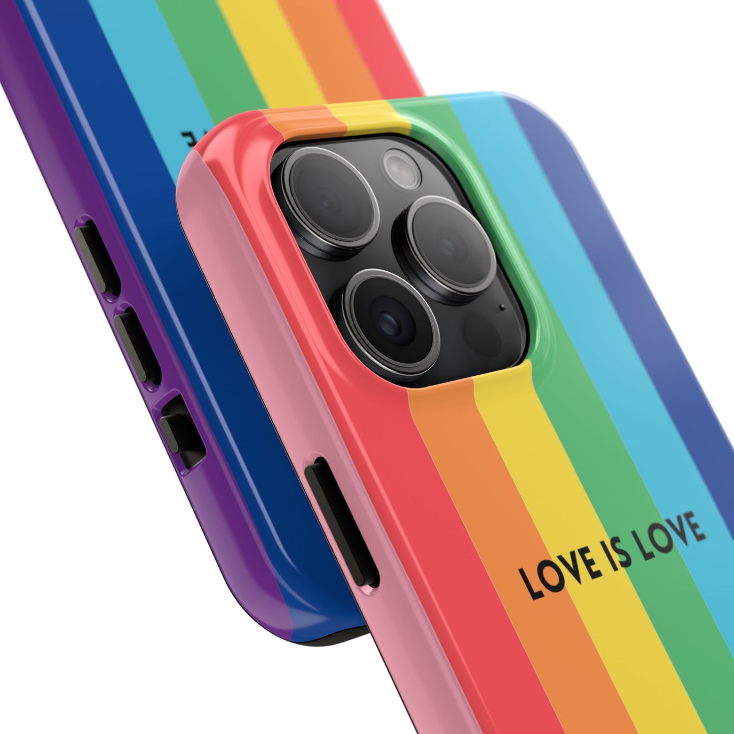 LOVE IS LOVE Colorful Love, Pride Tough Phone Case