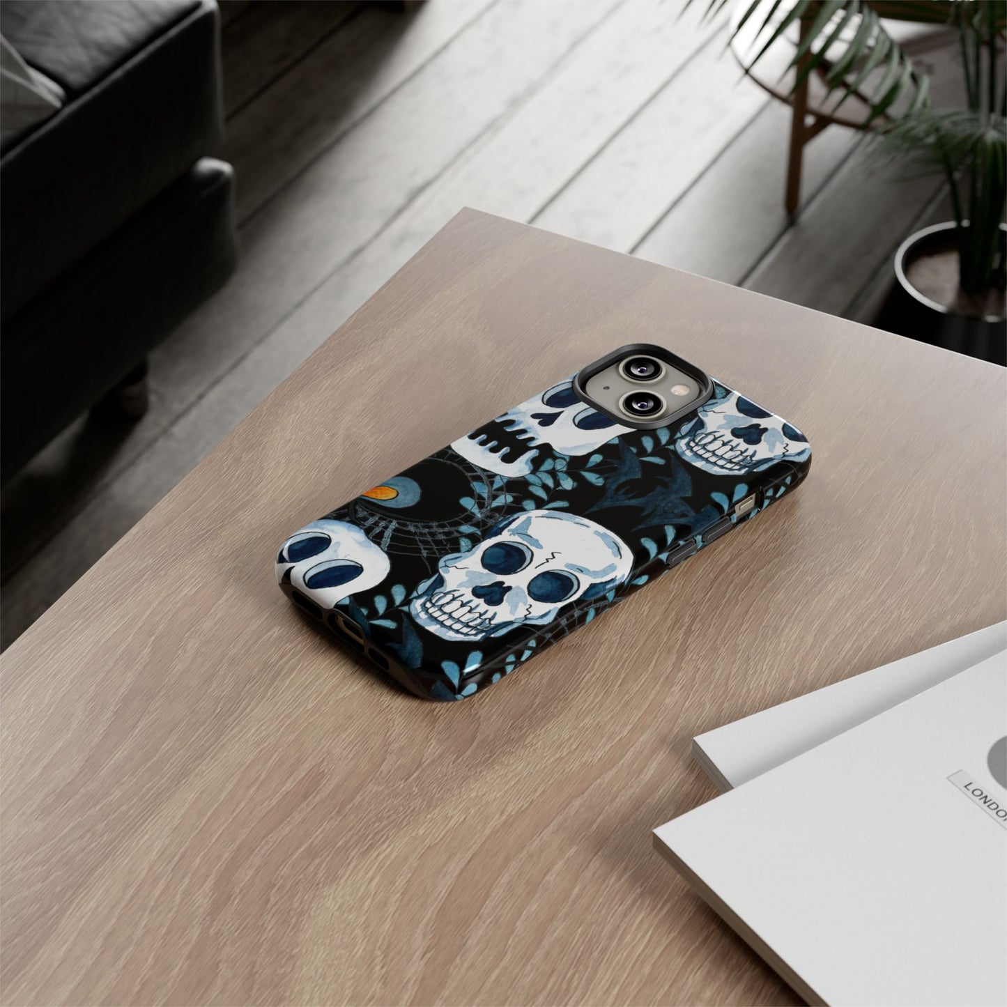 Halloween, Skull, Gothic Phone Case for Iphone - FREE Shipping