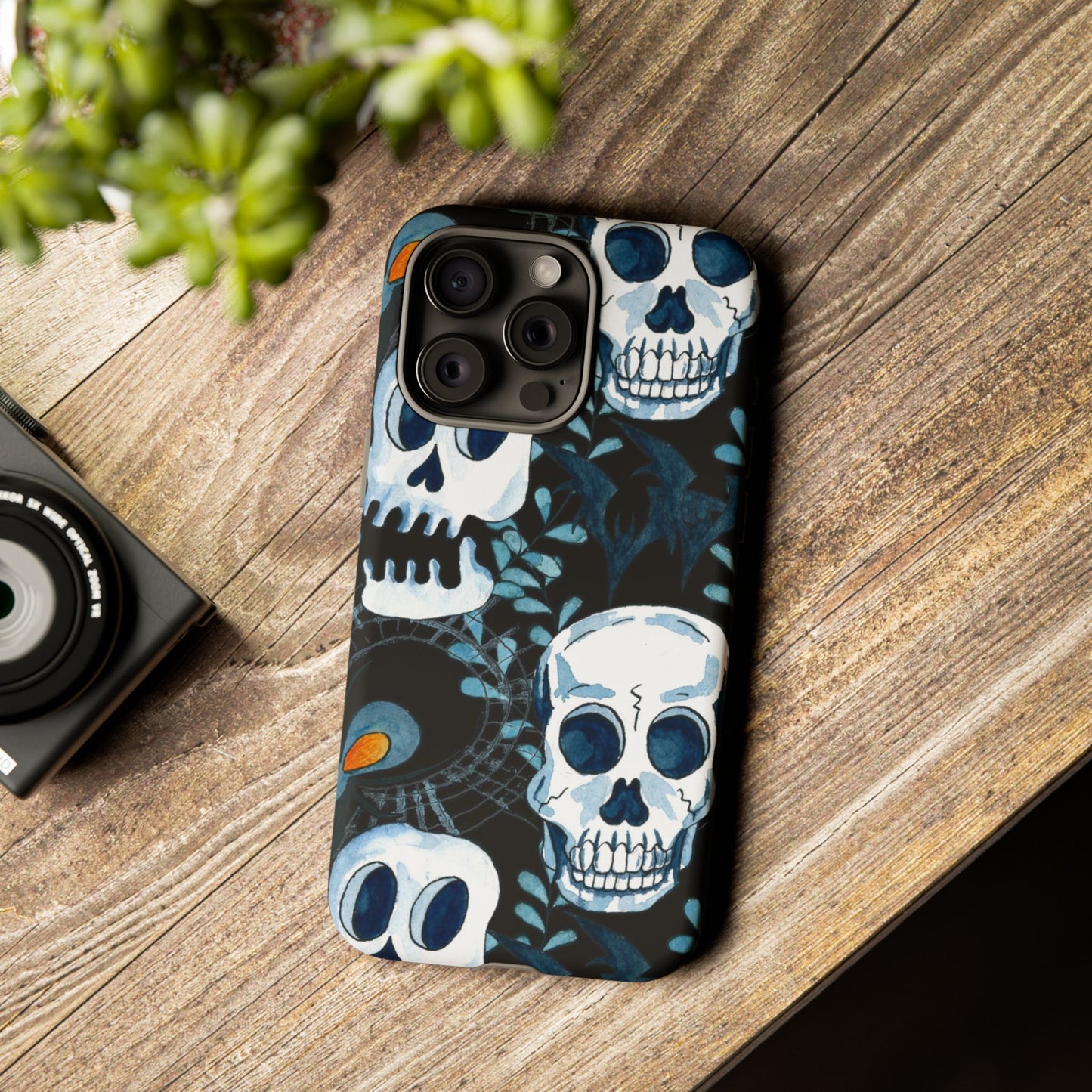 Halloween, Skull, Gothic Phone Case for Iphone - FREE Shipping