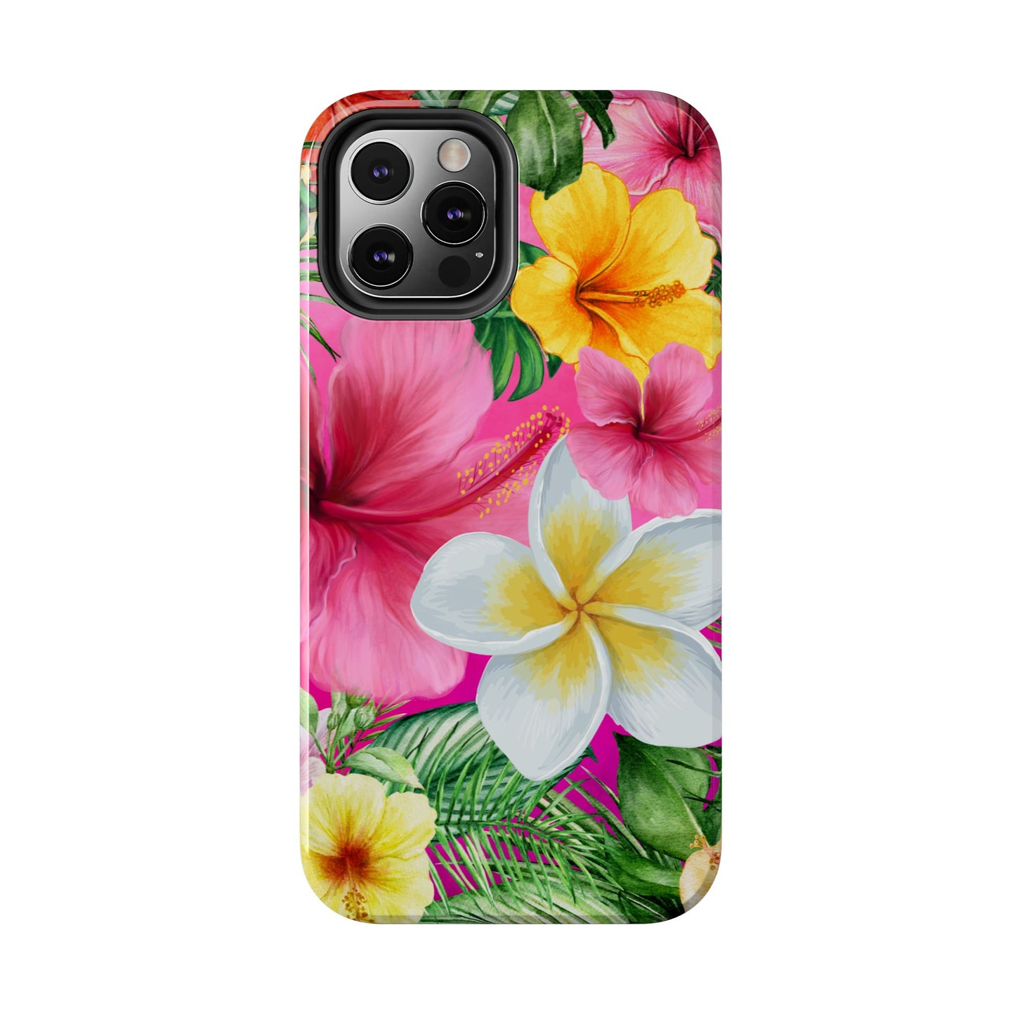 Tropical Floral Phone Case - Tough, Durable, Chic Protection, Summer Vibes, Gift for Her