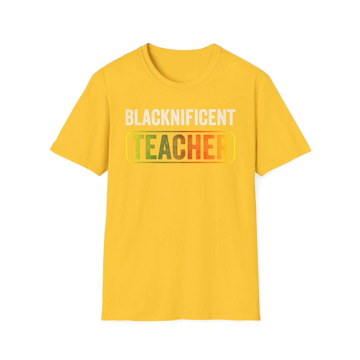Blacknificent Teacher Unisex T-Shirt | Empowering Educator Tee | Great for Teacher's Day & Appreciation Events