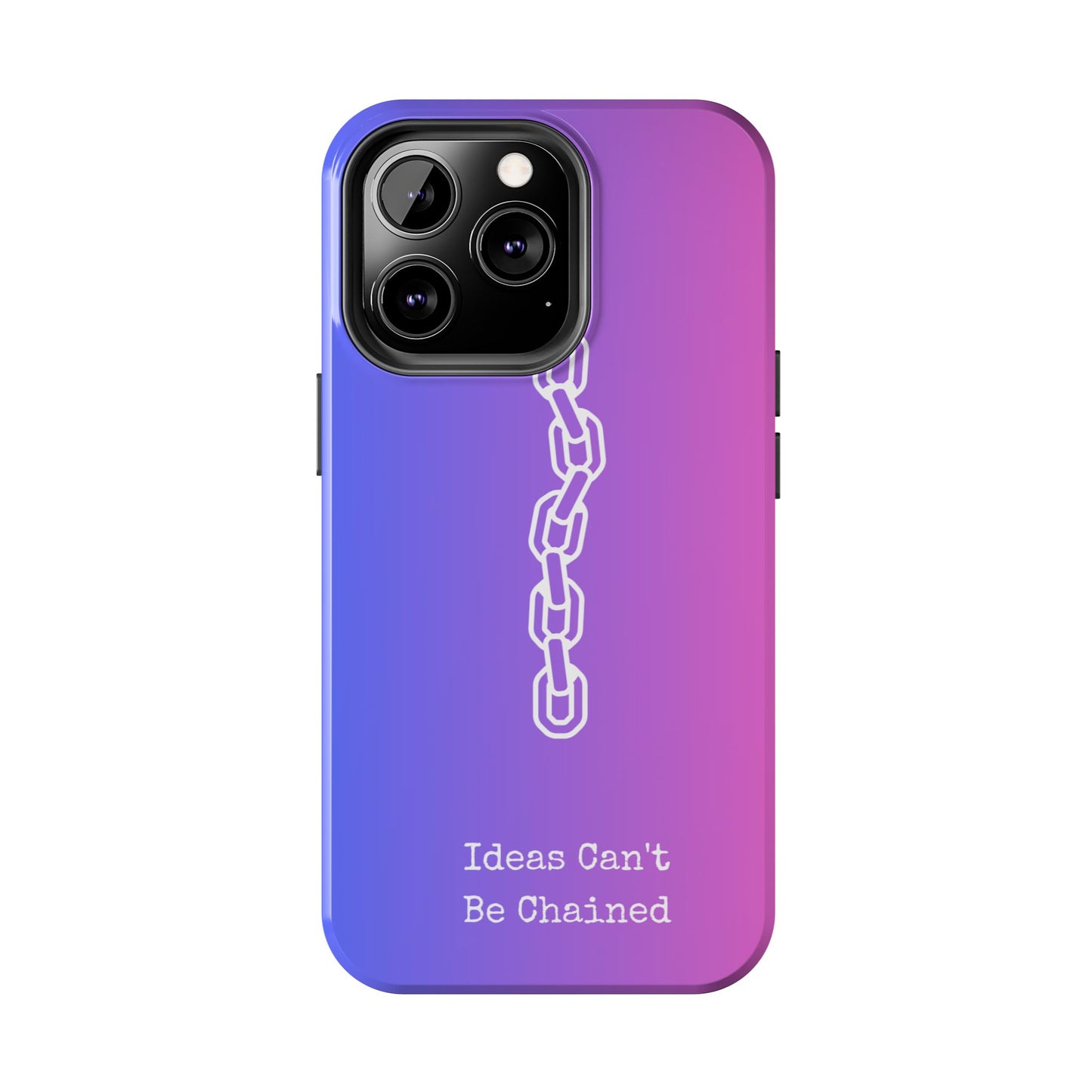 Inspirational, Motivational - Ideas Can't Be Chained Phone Cases