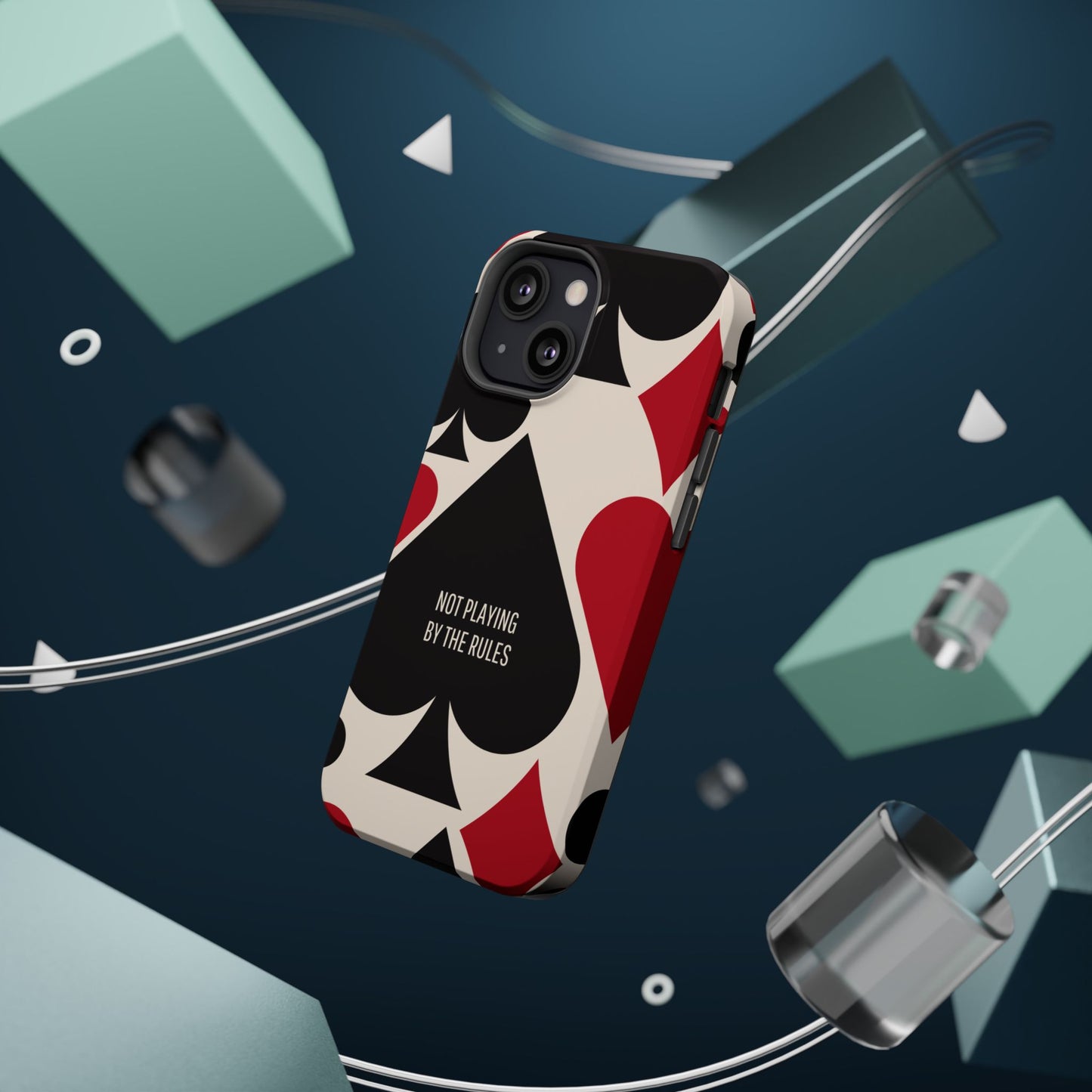 Bold Playing Card Tough Phone Case - Not Playing by the Rules for Iphone