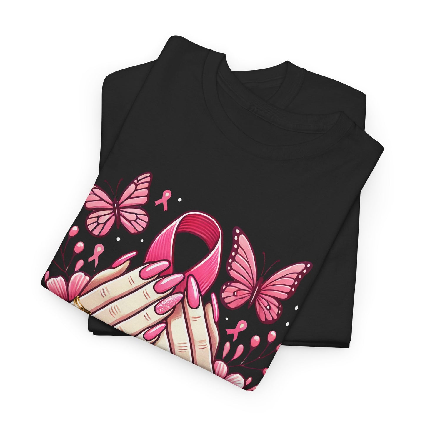Hopeful Butterflies Unisex Heavy Cotton Tee