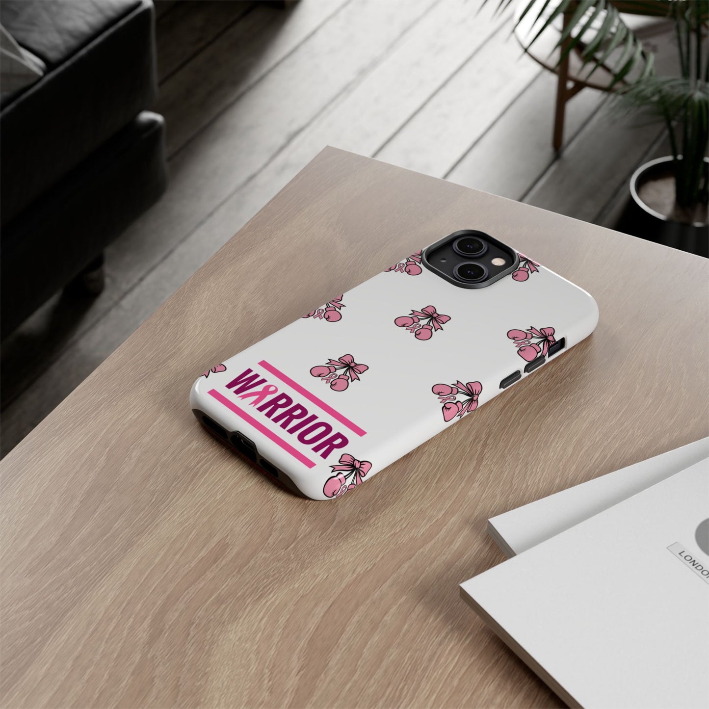 Phone Case - Pink Warrior Cancer Awareness Gift for Breast Cancer Survivor for Iphone