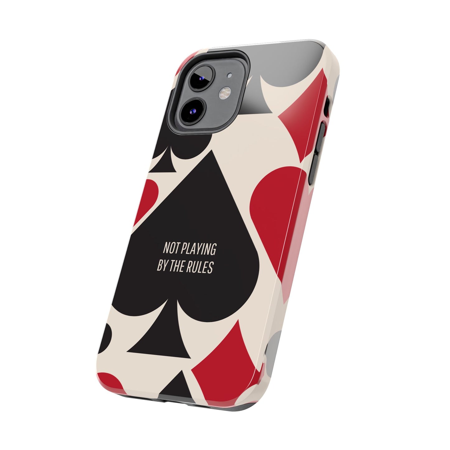 Bold Playing Card Tough Phone Case - Not Playing by the Rules