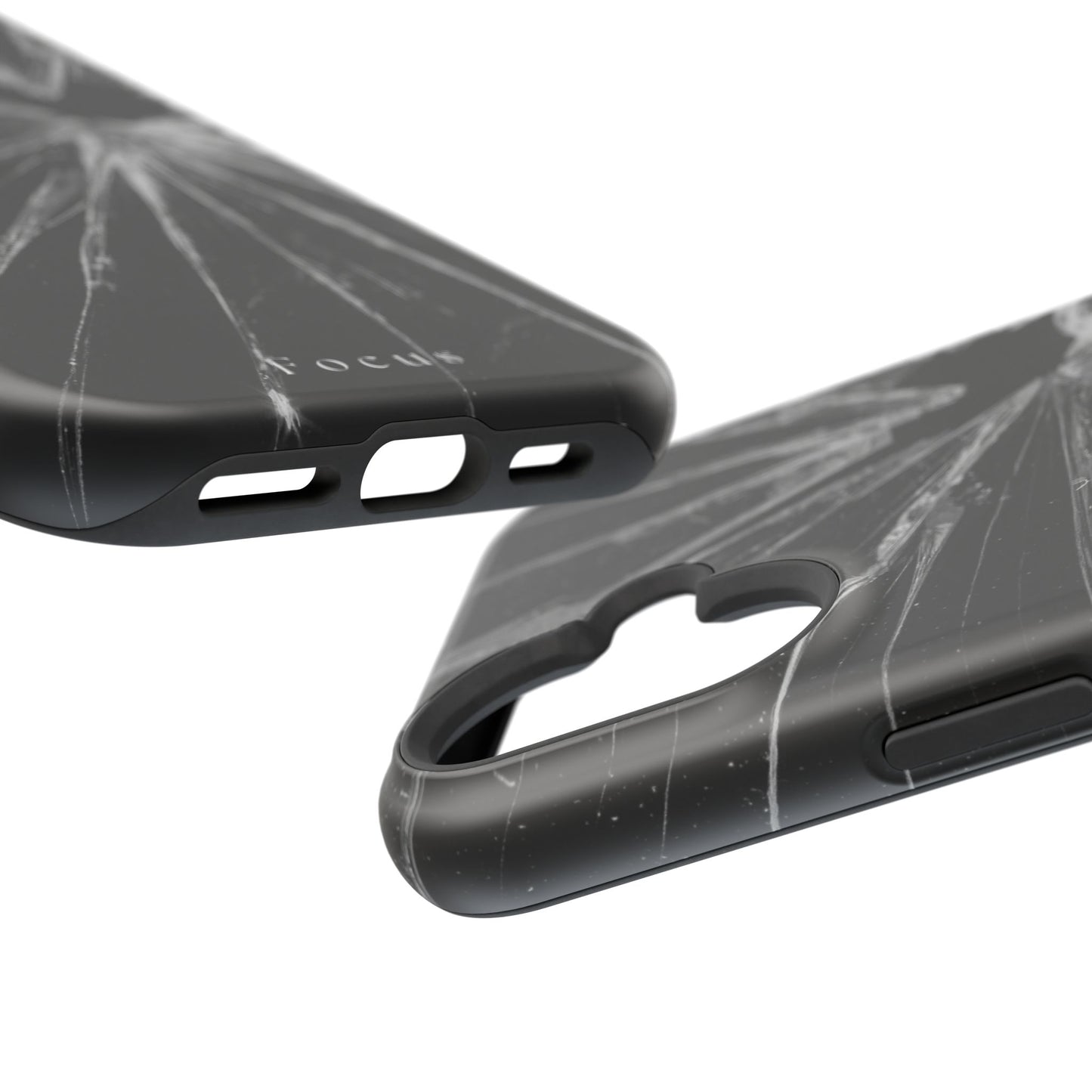 Durable Magnetic FOCUS Broken Glass Stylish Tough Case