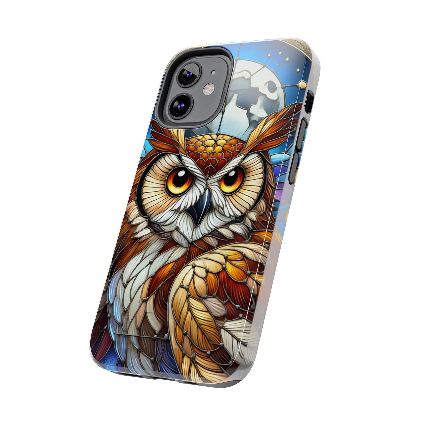 IPhone Case - Owl Stained Glass Design - Durable Protection