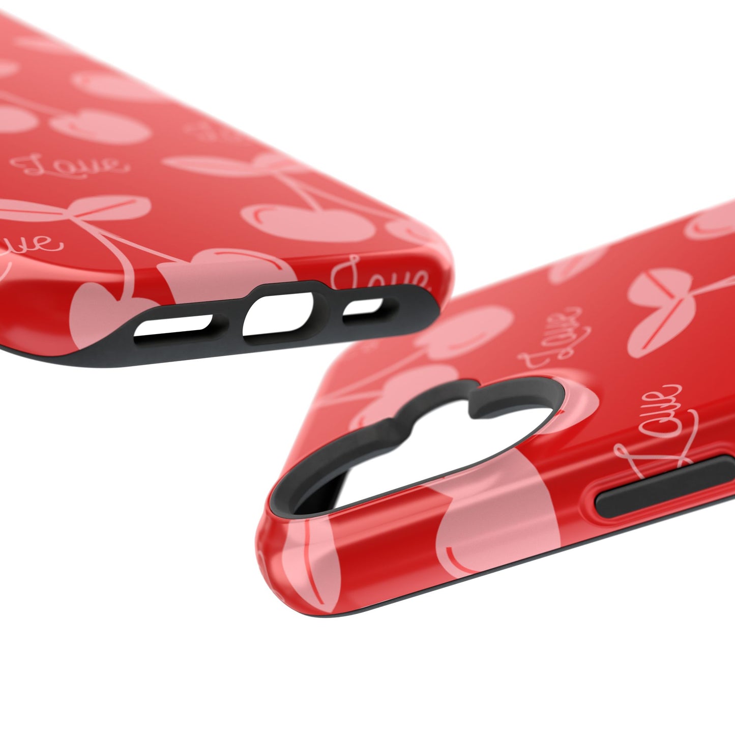 Cherry Love MAGNETIC Tough Cases, Cute Protection, Gift for Her, Valentine's Day