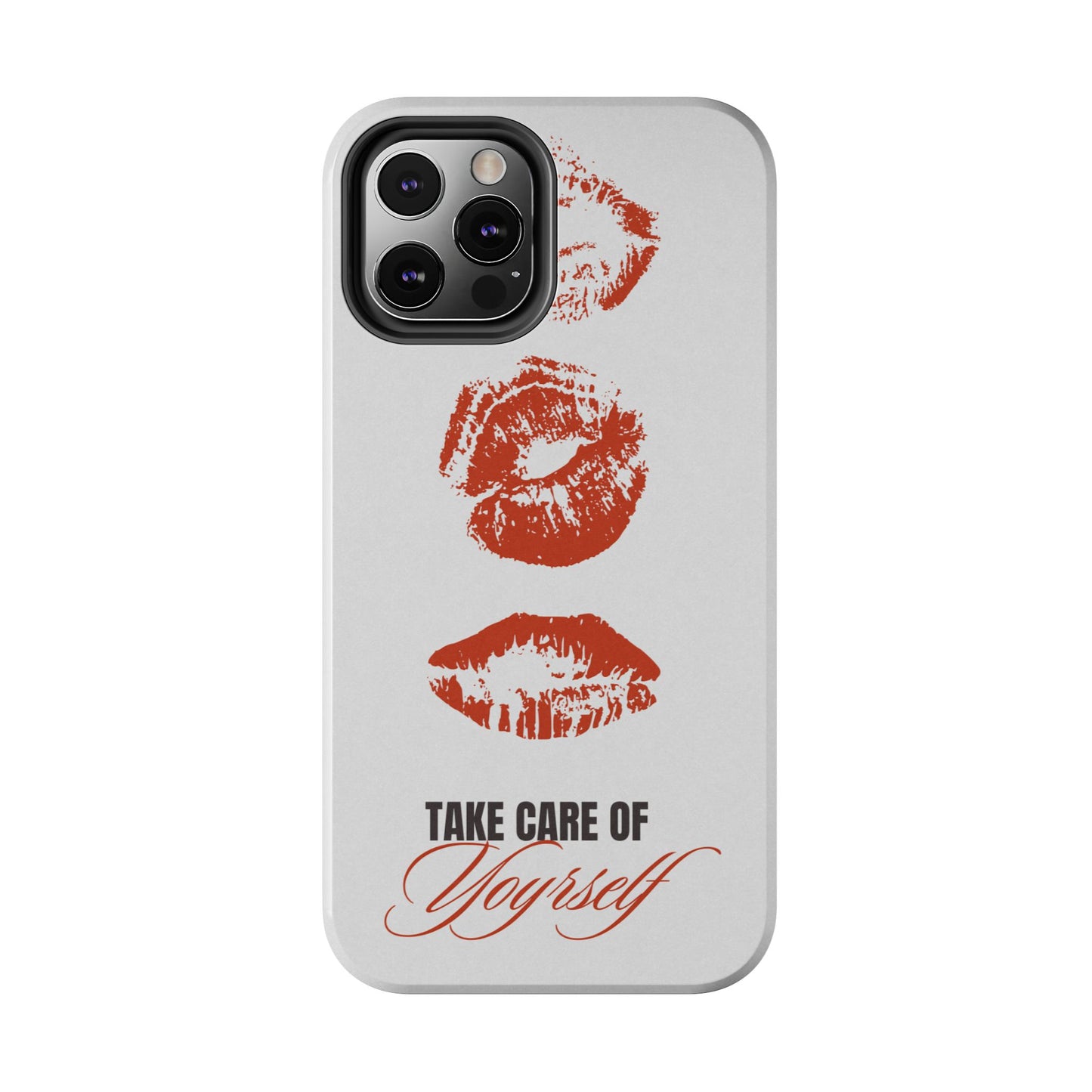 Kiss Print, Chic. Tough Phone Case
