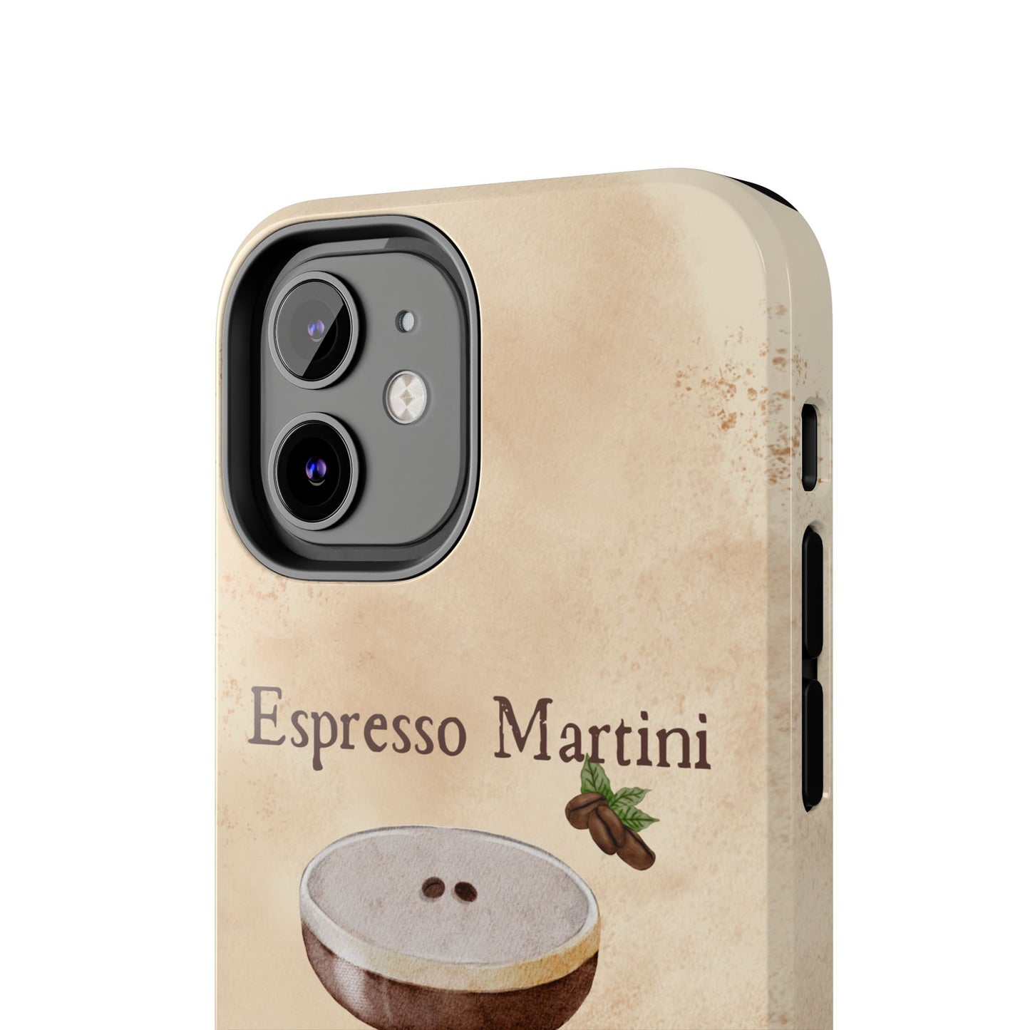 Espresso Martini Tough Phone Cases | Stylish Drink Design | Unique Gift for Cocktail Lovers | Perfect for Any Occasion