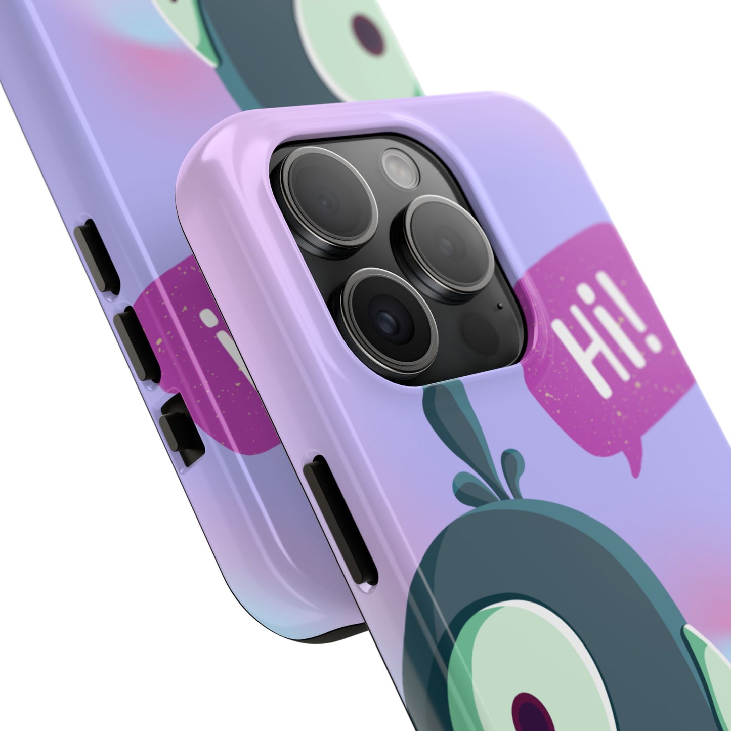 Colorful Cartoon Bird Tough Phone Case - Say Hi!
