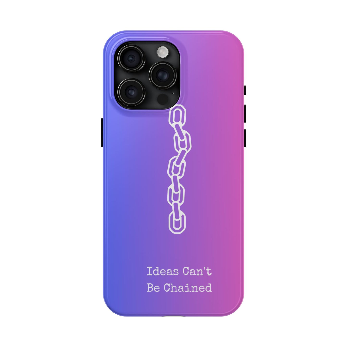 Inspirational, Motivational - Ideas Can't Be Chained Phone Cases