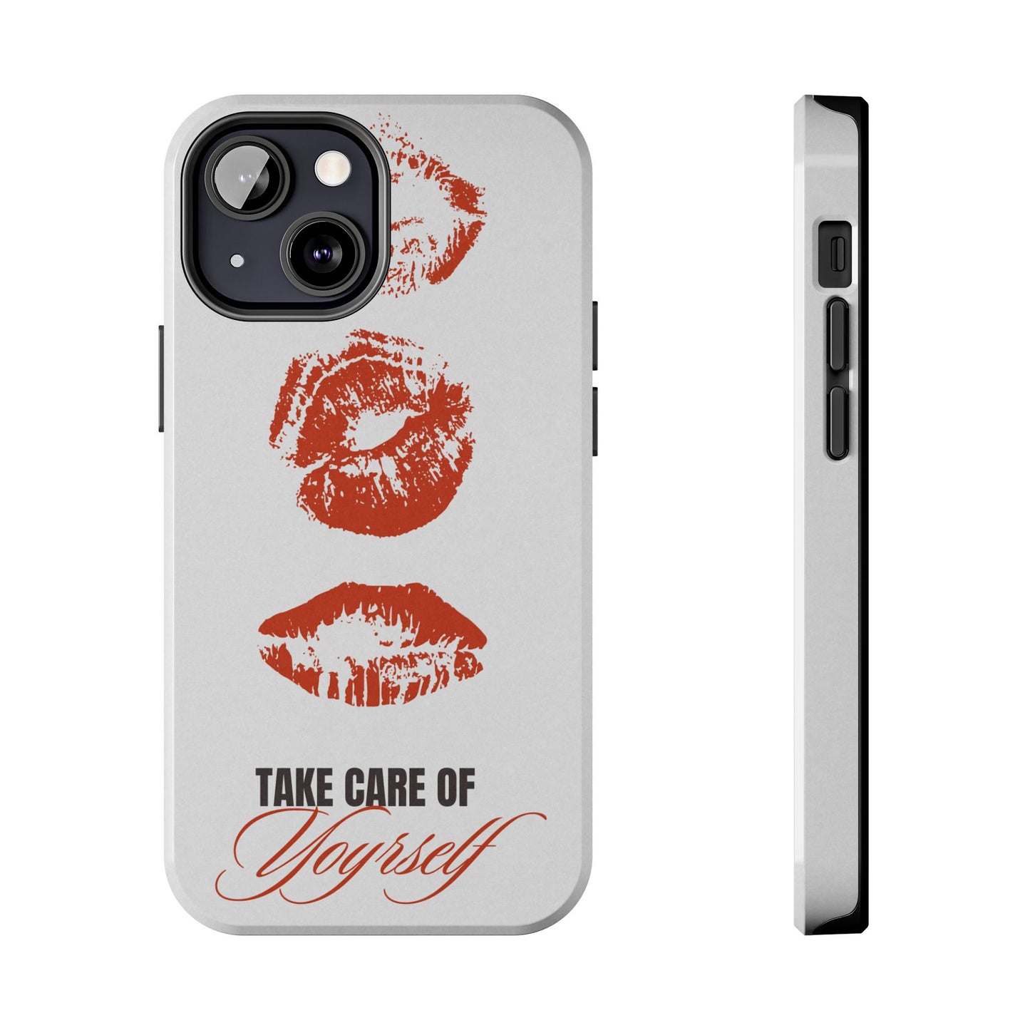Kiss Print, Chic. Tough Phone Case