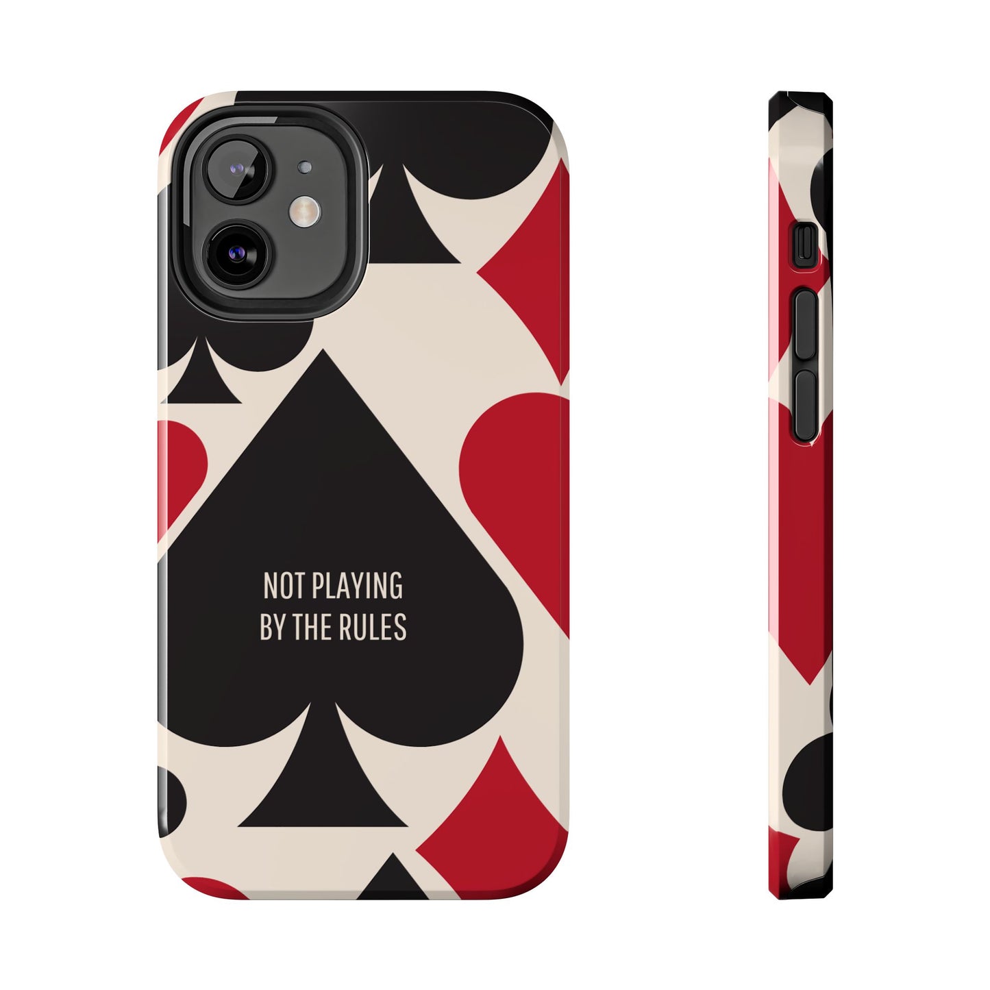 Bold Playing Card Tough Phone Case - Not Playing by the Rules