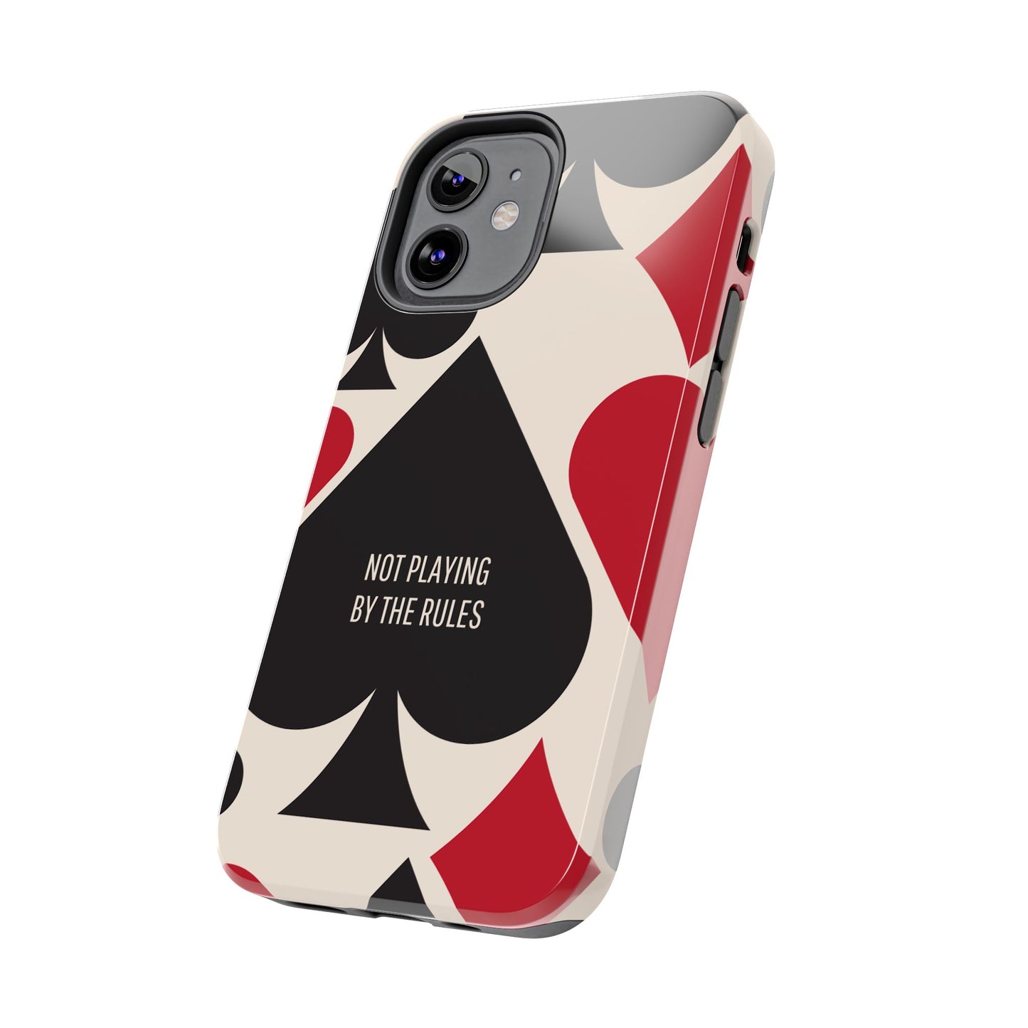 Bold Playing Card Tough Phone Case - Not Playing by the Rules
