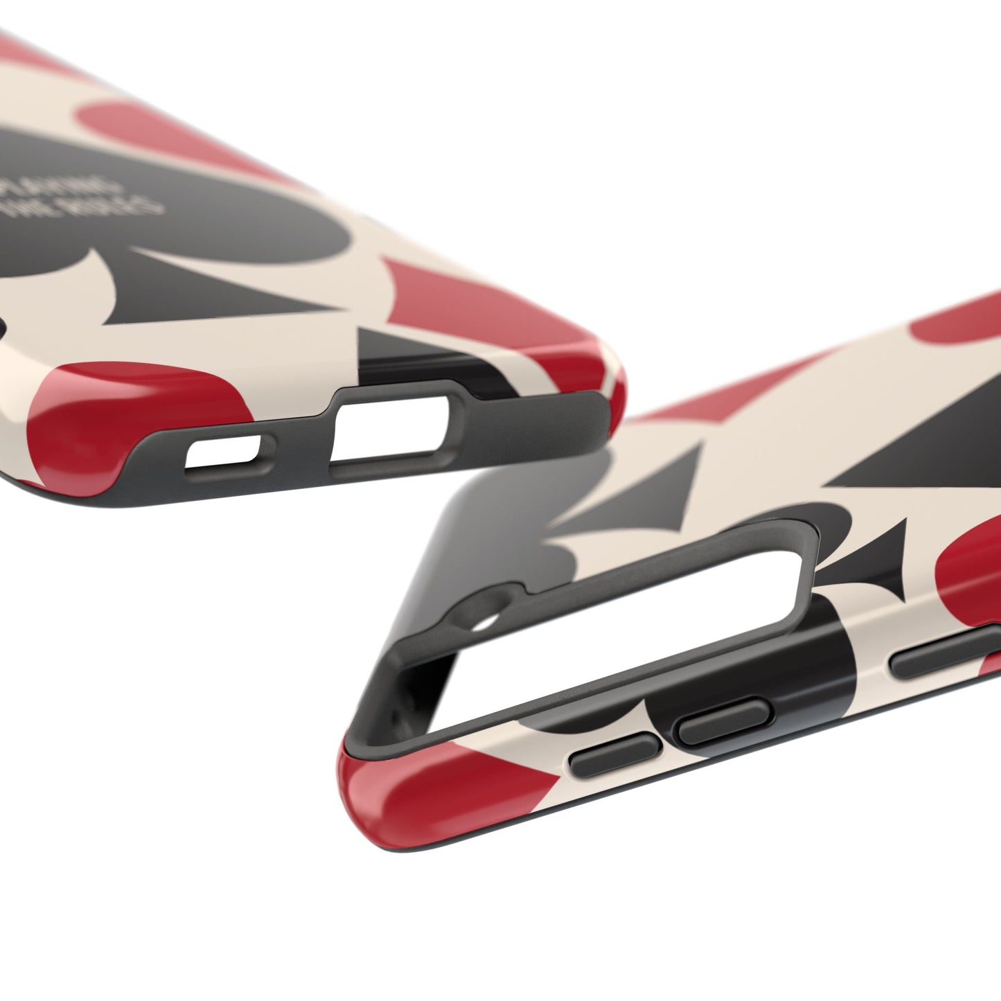 Bold Playing Card Tough Phone Case - Not Playing by the Rules