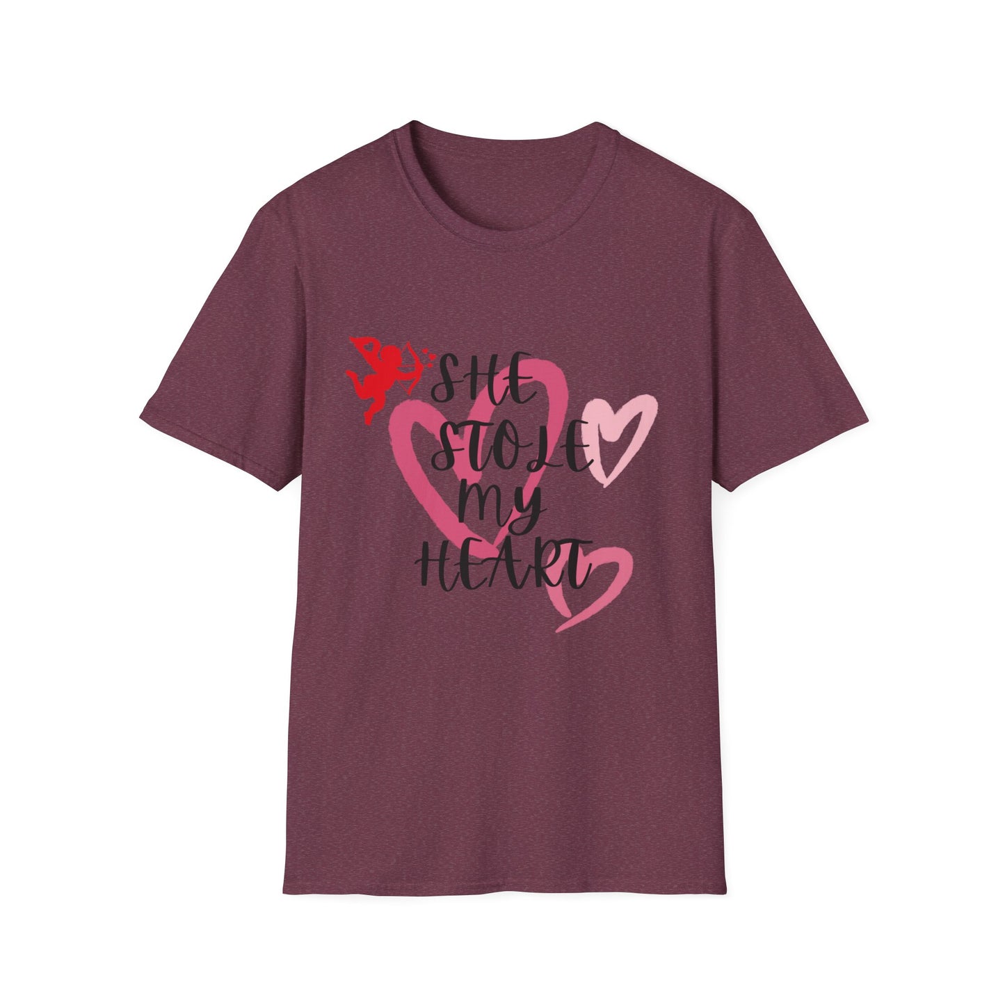 SHe Stole My Heart Unisex T-Shirt - Cute Valentine’s Day Couple Shift
