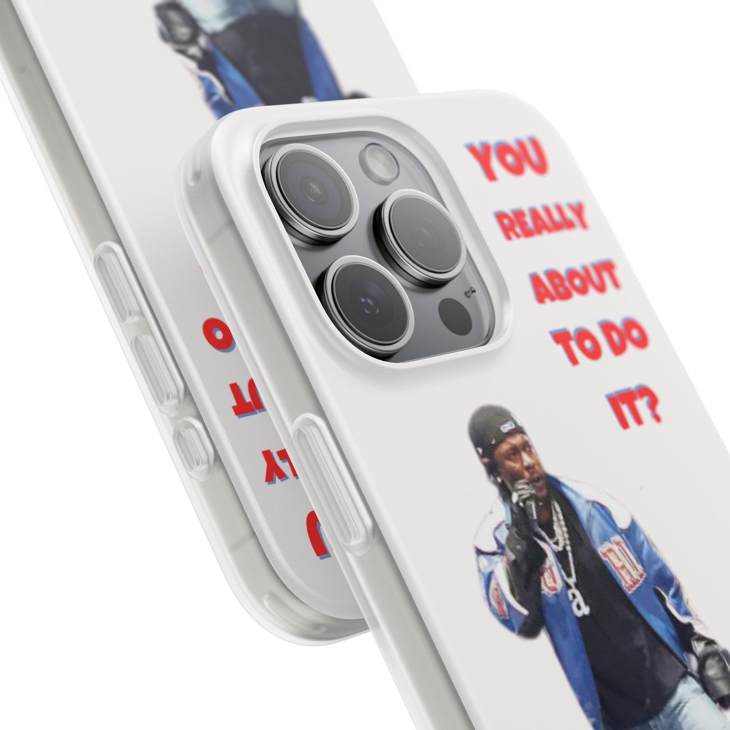 kendrick Lamar Cool Quote Flexi Phone Case - "You Really About To Do It?"