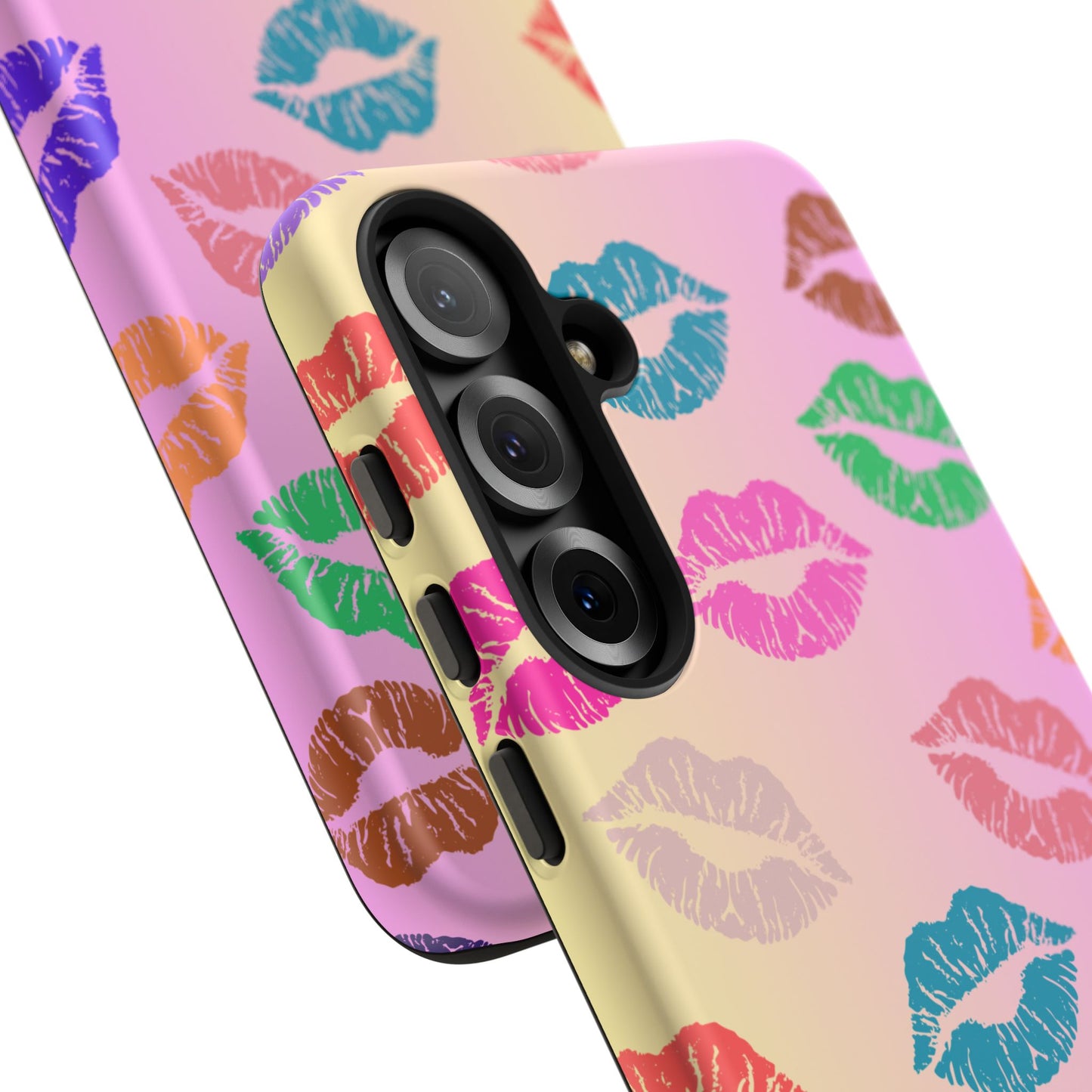 Kiss Print Tough Phone Cases Cute, Durable for Samsung