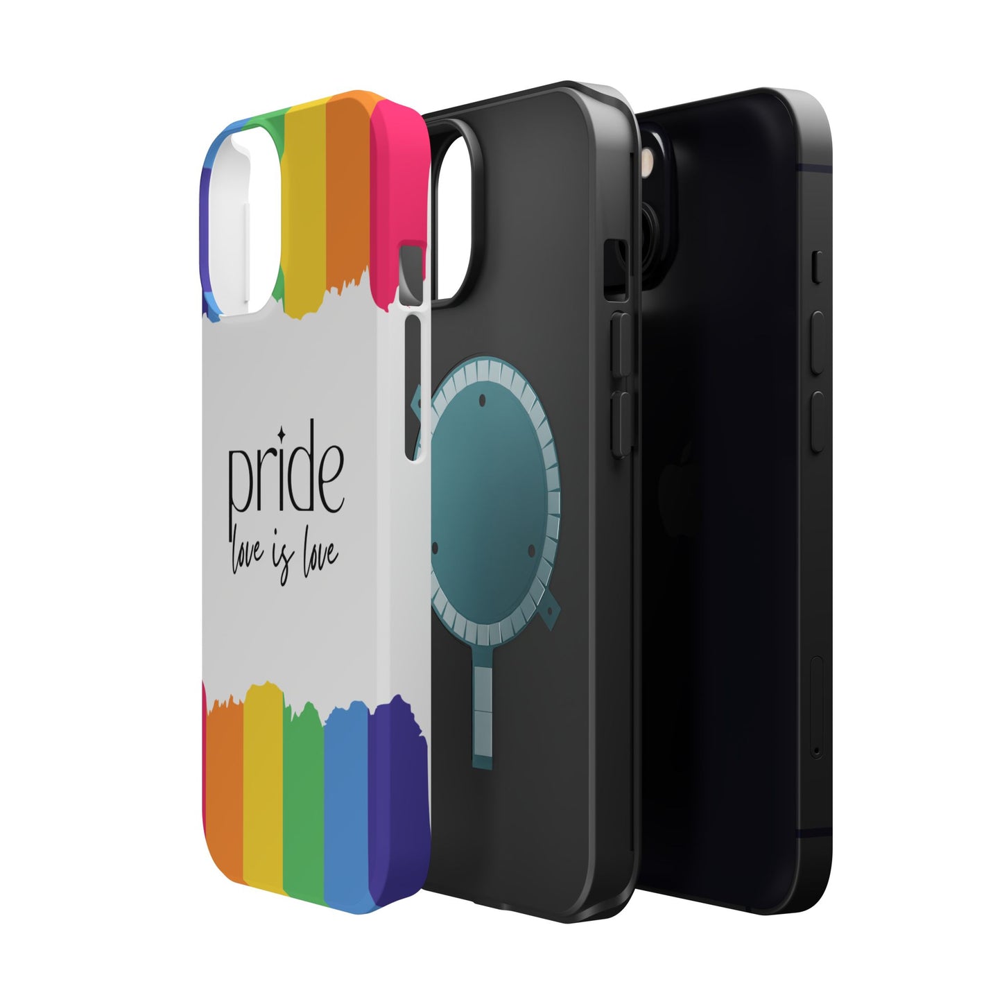 Pride - Love is Love, LGBTQ+, Rainbow Tough Phone Case