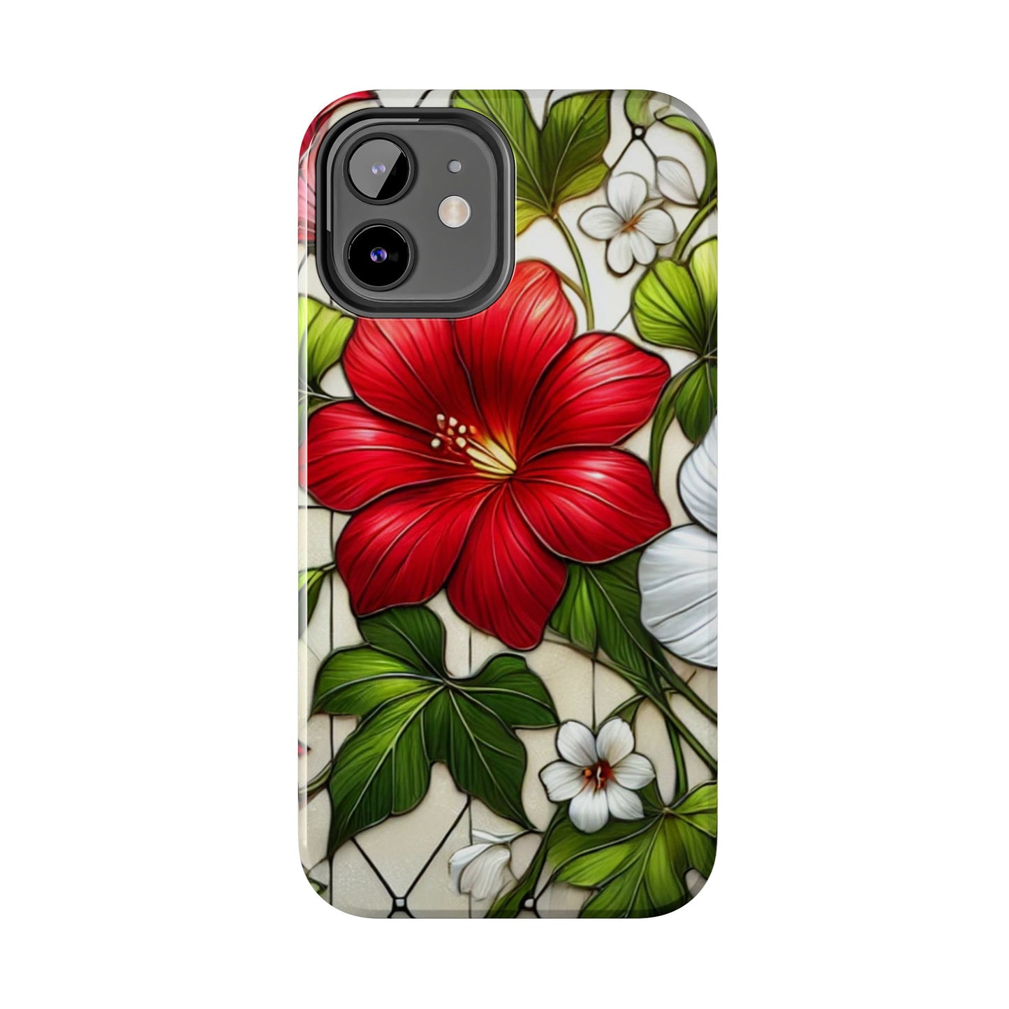 Tough Phone Case with Vibrant Floral Design - Perfect Gift for Nature Lovers